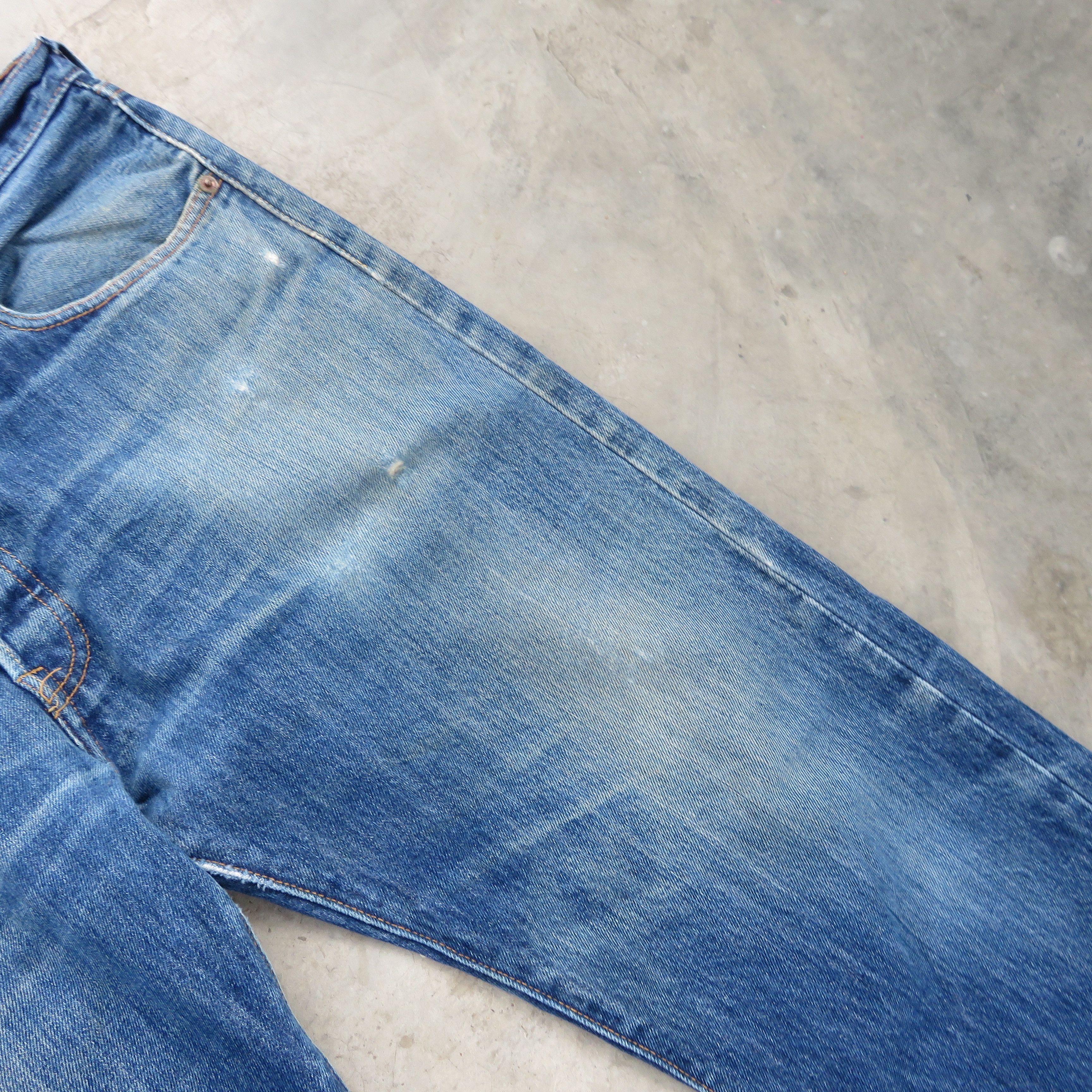 Levi's × Vintage Vintage 90s Levis 501 Denim Jeans 35X32 Size US 37 - 6 Thumbnail