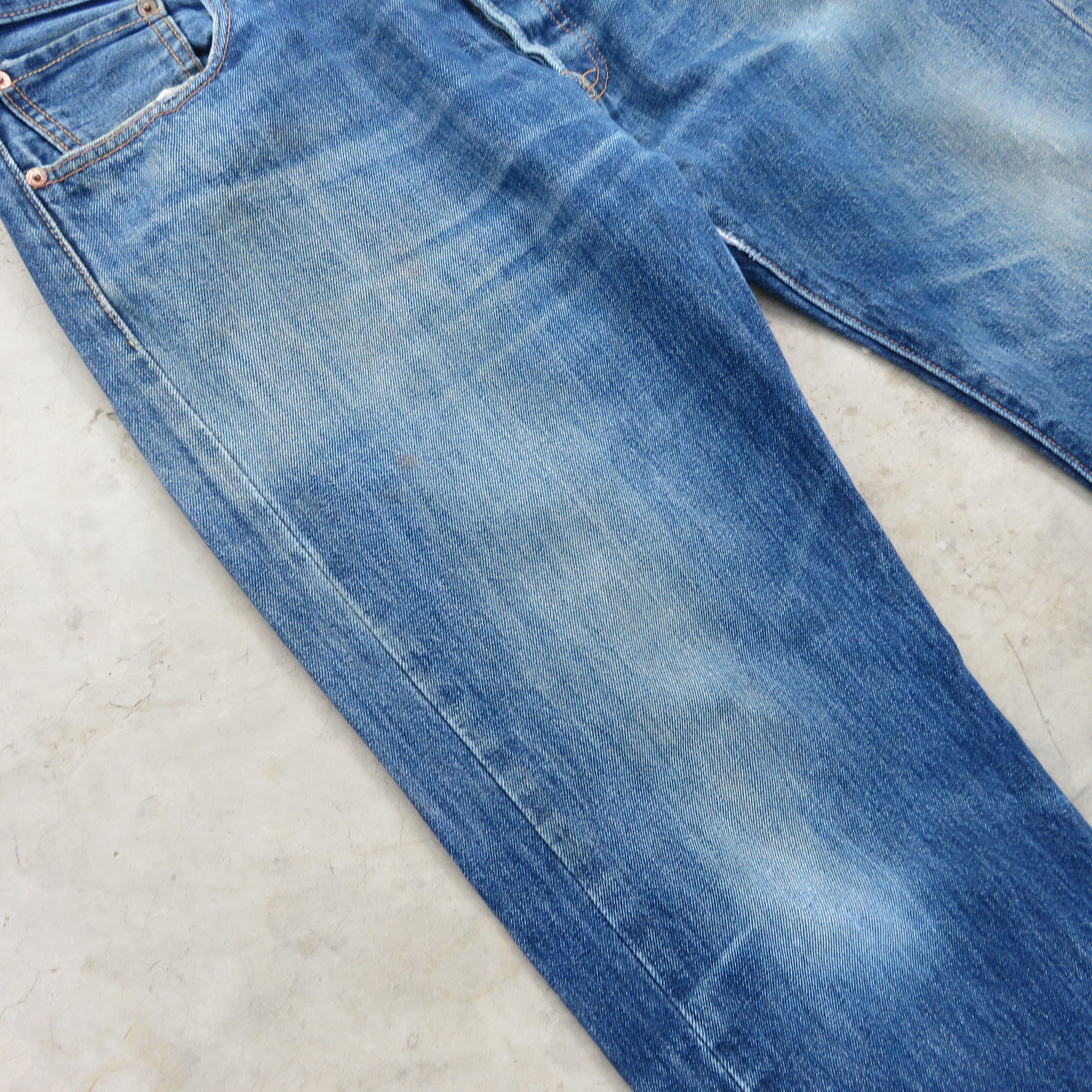 Levi's × Vintage Vintage 90s Levis 501 Denim Jeans 35X32 Size US 37 - 5 Thumbnail