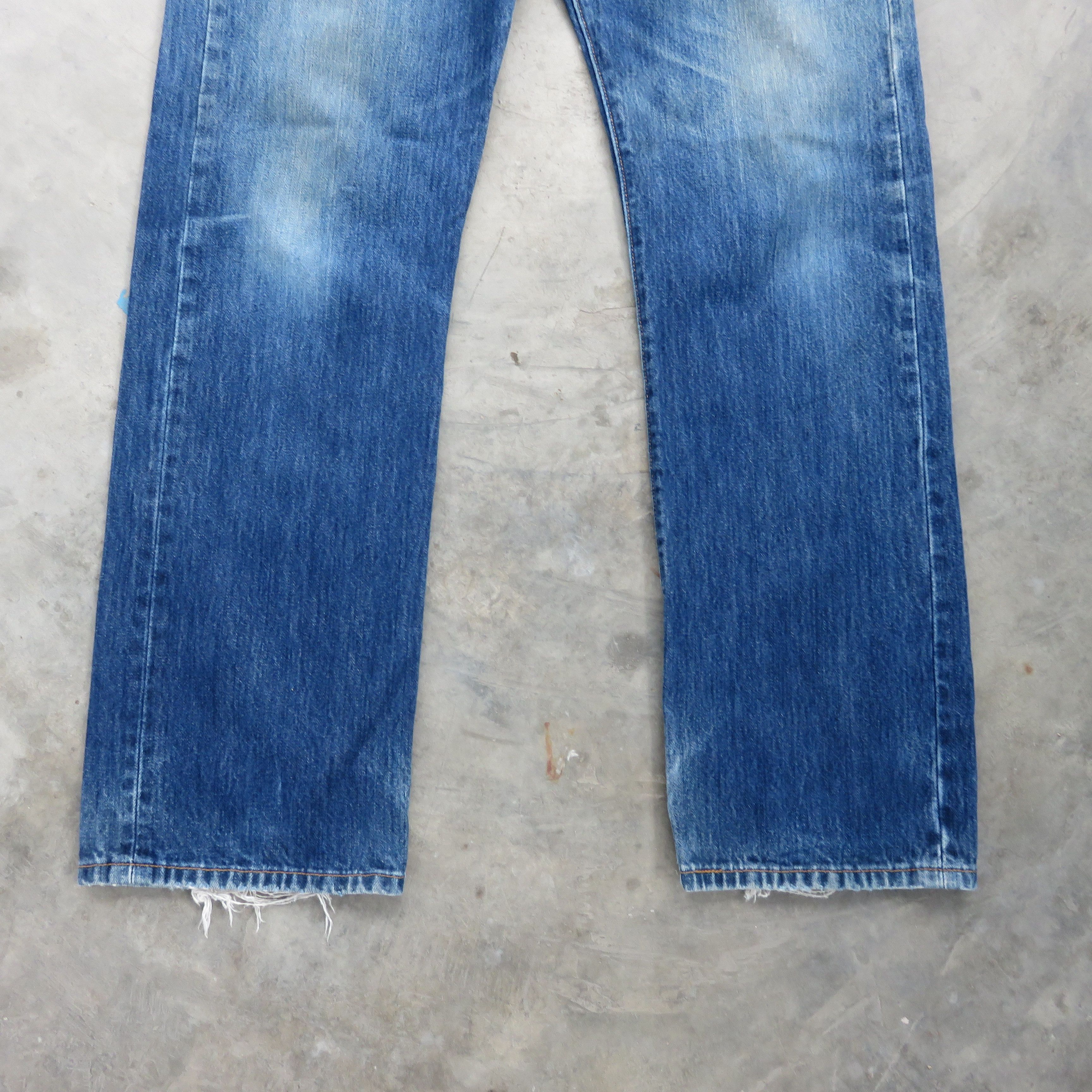 Levi's × Vintage Vintage 90s Levis 501 Denim Jeans 35X32 Size US 37 - 7 Thumbnail