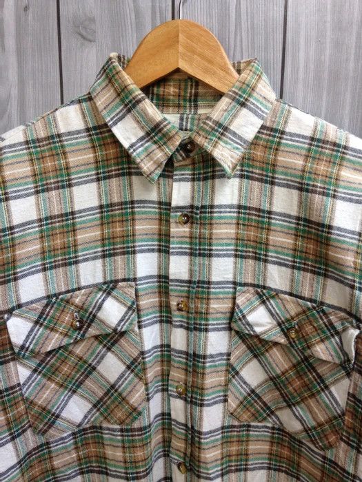 Flannel Vintage Flannel Shirt Travis Scott Style Size US M / EU 48-50 / 2 - 2 Thumbnail
