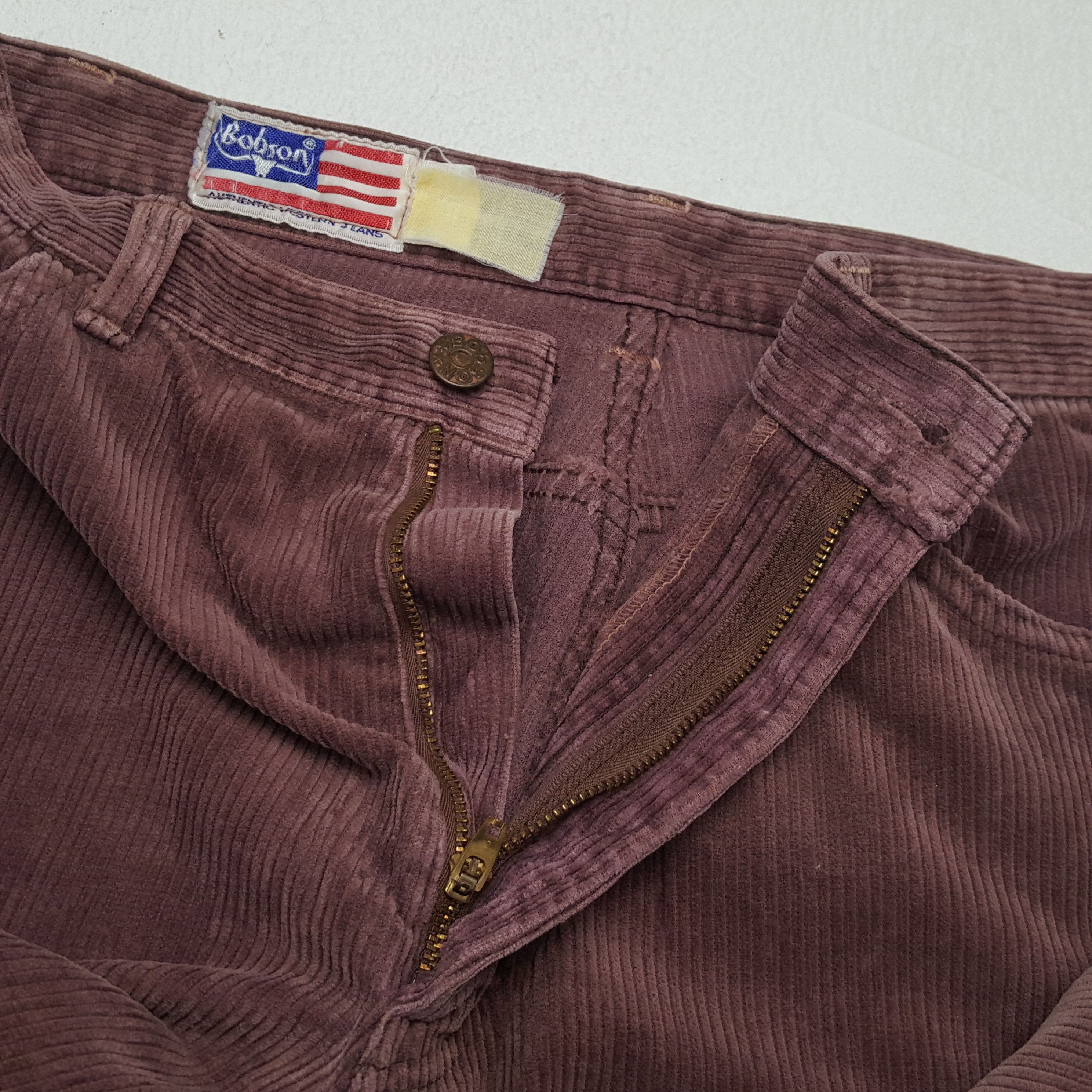 Velvet × Vintage BOBSON Streetwear Fashion Style Velvet Jeans Pants Size US 27 - 12 Thumbnail