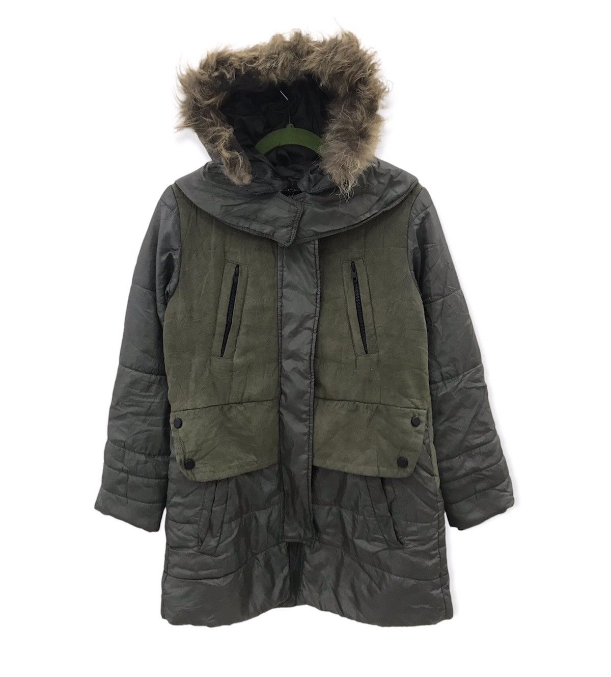 image of Avirex Parkas With Fur Hoodie, Women's (Size Small)