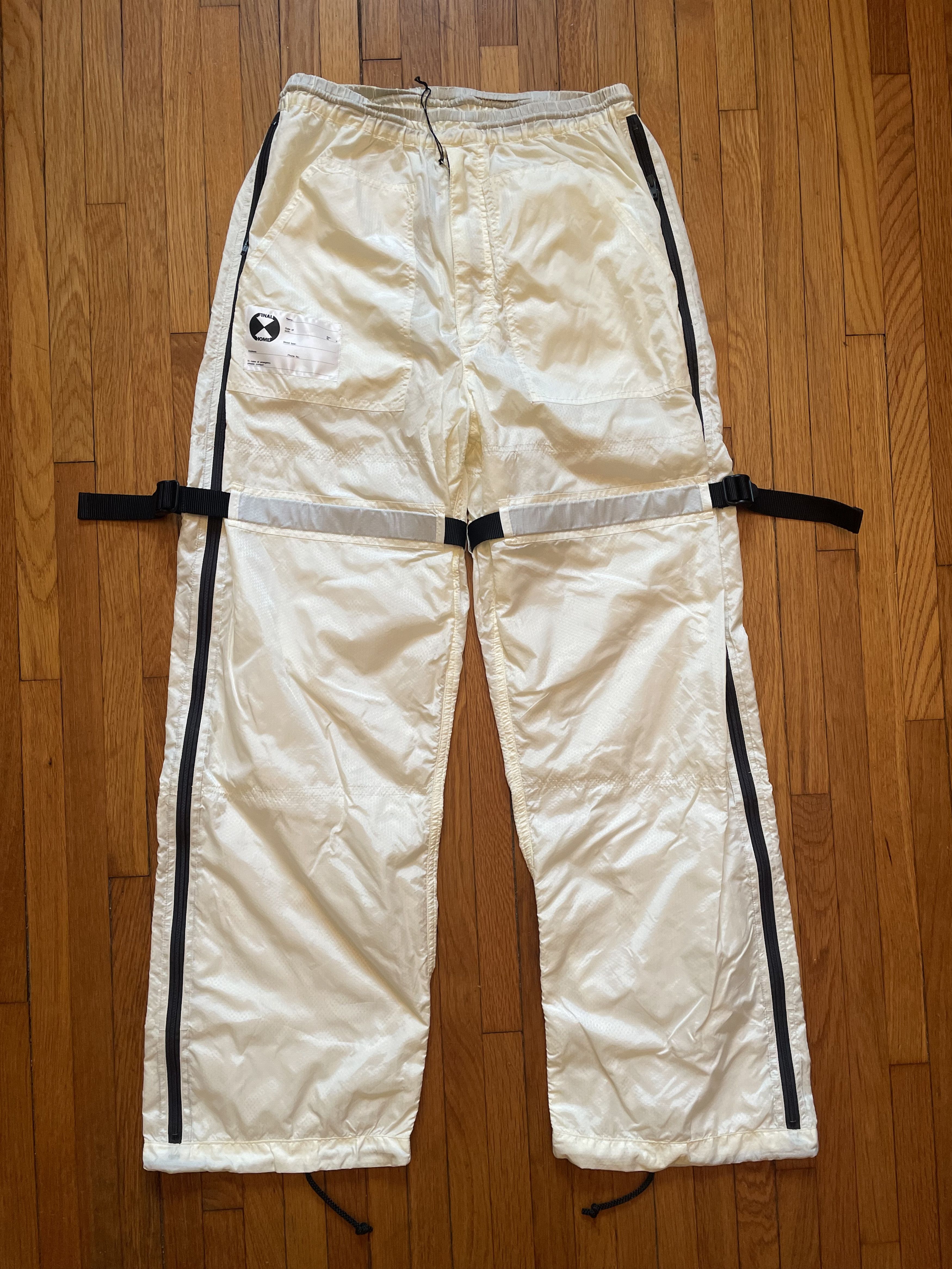 image of Final Home Survival Bondage Pants in White, Men's (Size 30)