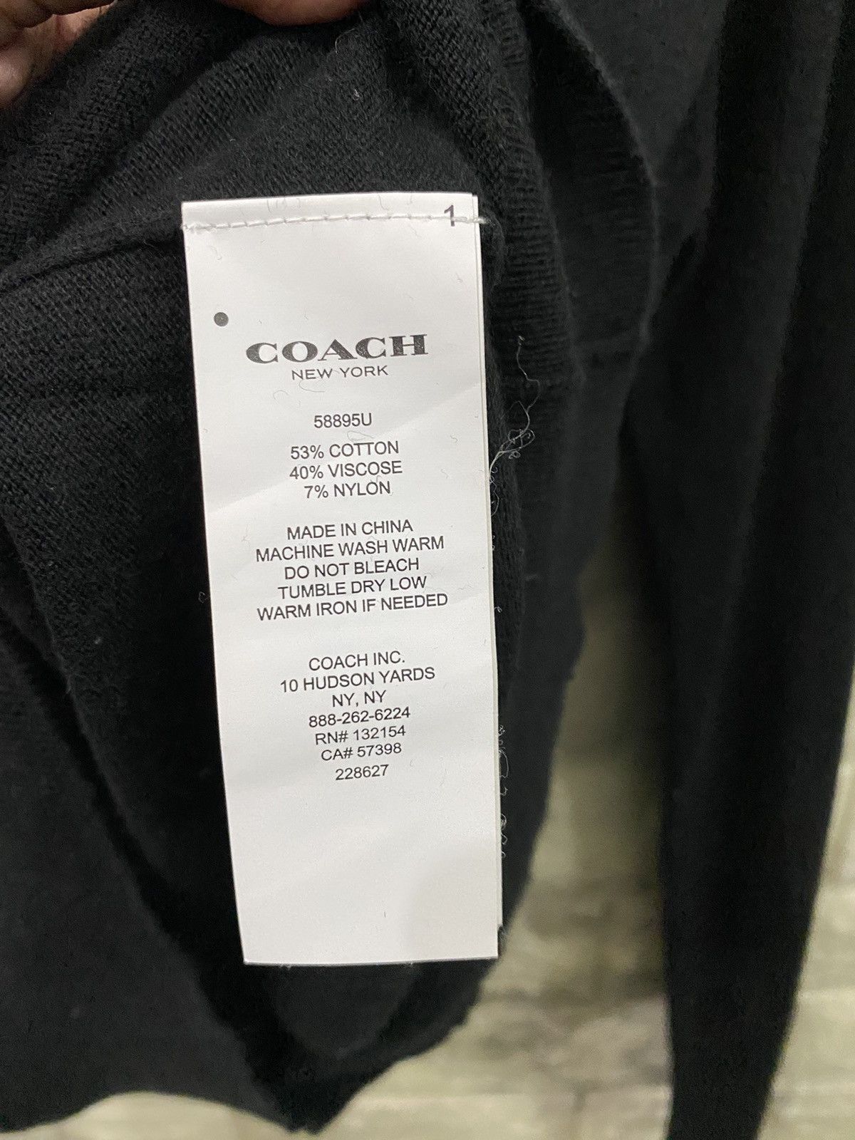 Coach Coach New York Black Shirt Size US S / EU 44-46 / 1 - 6 Thumbnail