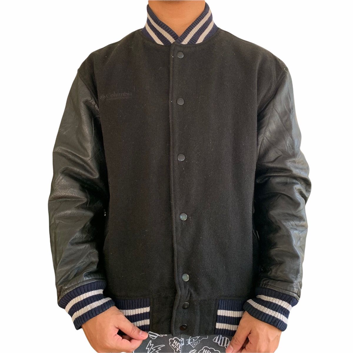Columbia Columbia Black Varsity Jacket Size US M / EU 48-50 / 2 - 5 Thumbnail
