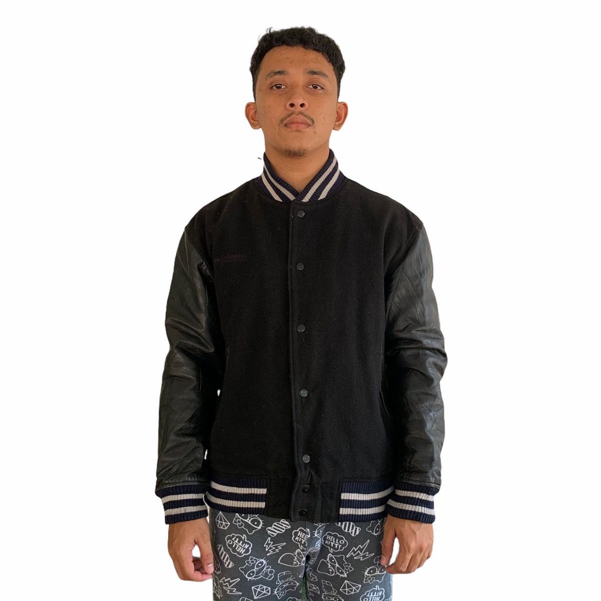 Columbia Columbia Black Varsity Jacket Size US M / EU 48-50 / 2 - 1 Thumbnail