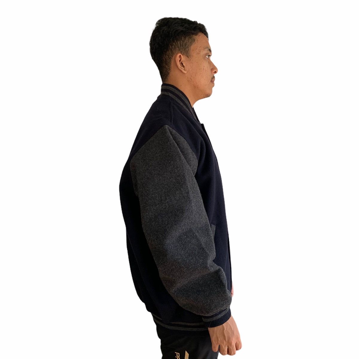 Japanese Brand Japan Gyosei International Wool Varsity Jacket Oversized Size US XL / EU 56 / 4 - 7 Thumbnail