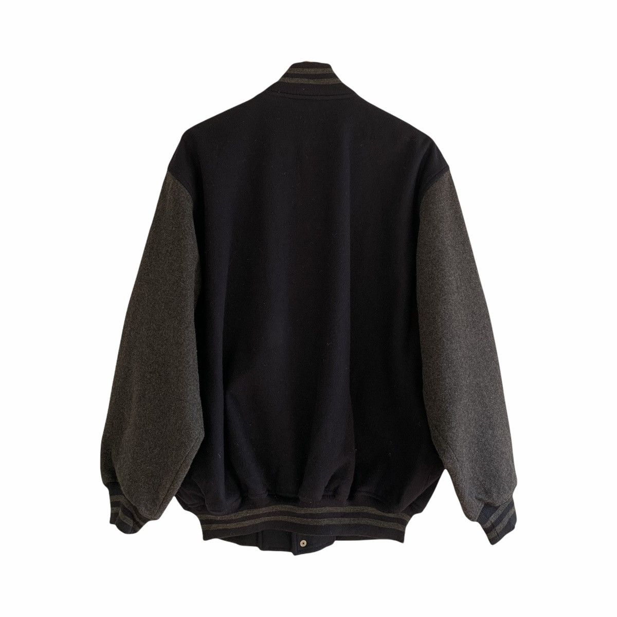 Japanese Brand Japan Gyosei International Wool Varsity Jacket Oversized Size US XL / EU 56 / 4 - 4 Thumbnail