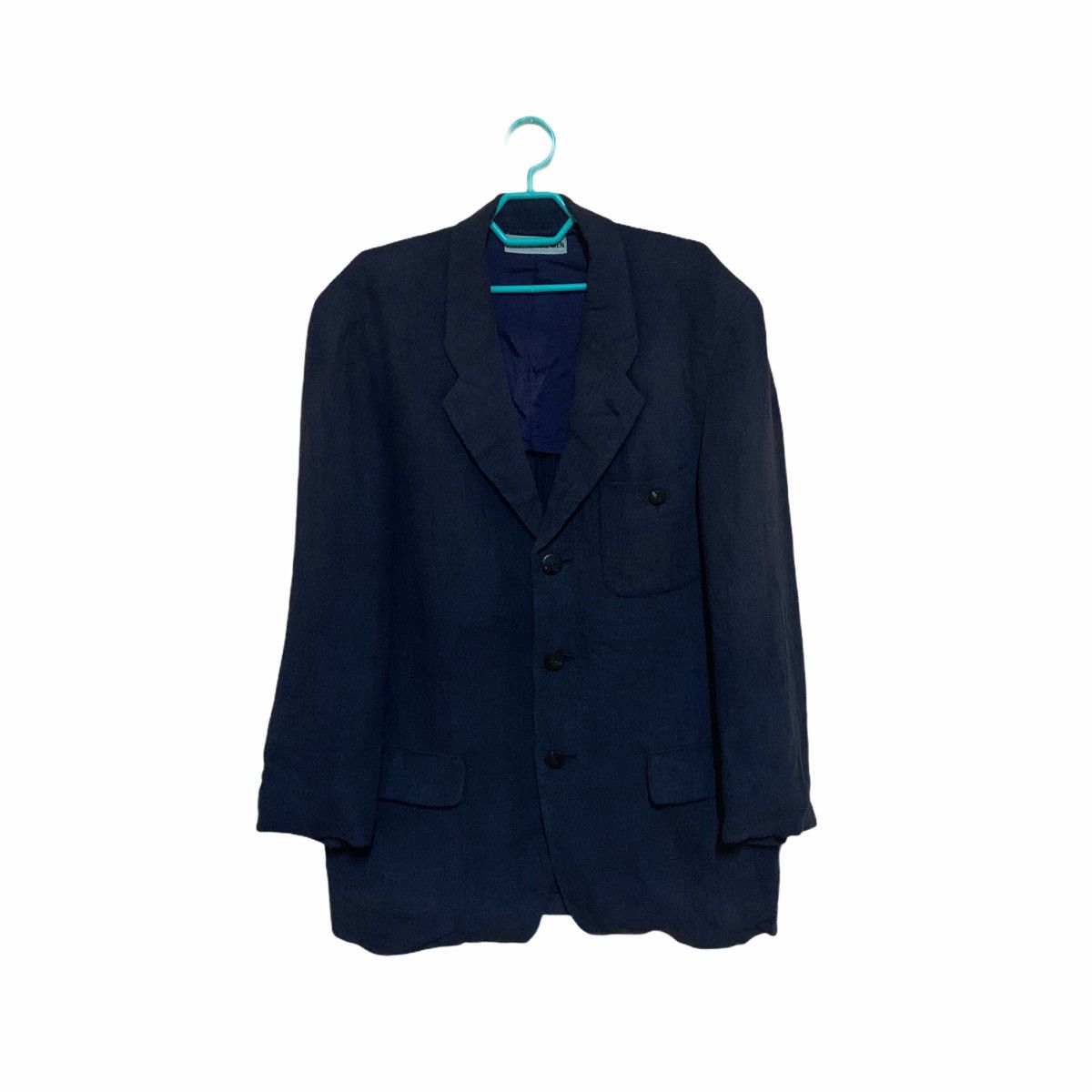 Issey Miyake × Japanese Brand Vintage Issey Miyake Pockets Jacket Blazer Size US L / EU 52-54 / 3 - 1 Thumbnail