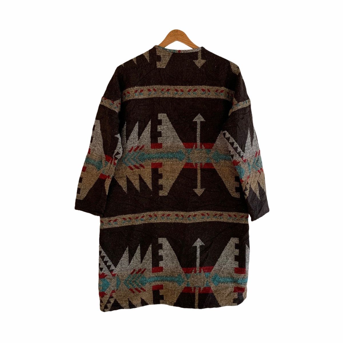 Other Japan Navajo Aztec Native Pattern Long Cardigan Size US M / EU 48-50 / 2 - 2 Thumbnail