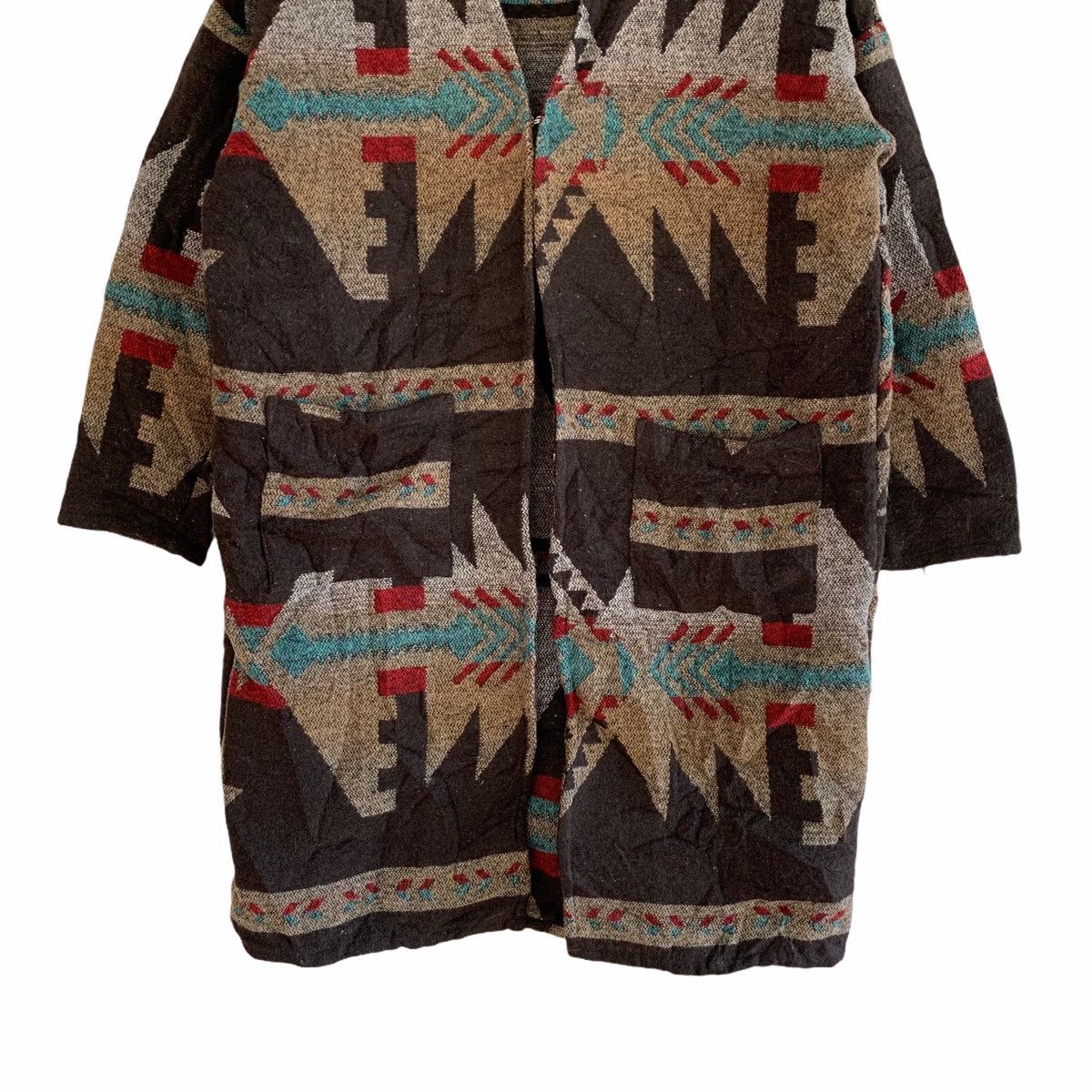 Other Japan Navajo Aztec Native Pattern Long Cardigan Size US M / EU 48-50 / 2 - 4 Thumbnail