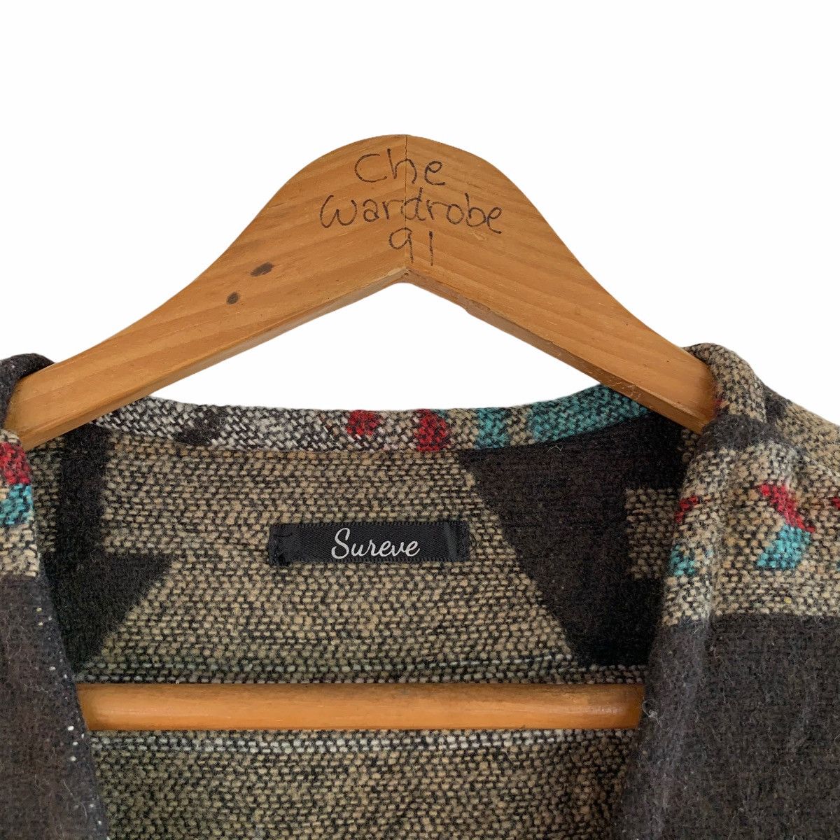 Other Japan Navajo Aztec Native Pattern Long Cardigan Size US M / EU 48-50 / 2 - 5 Thumbnail