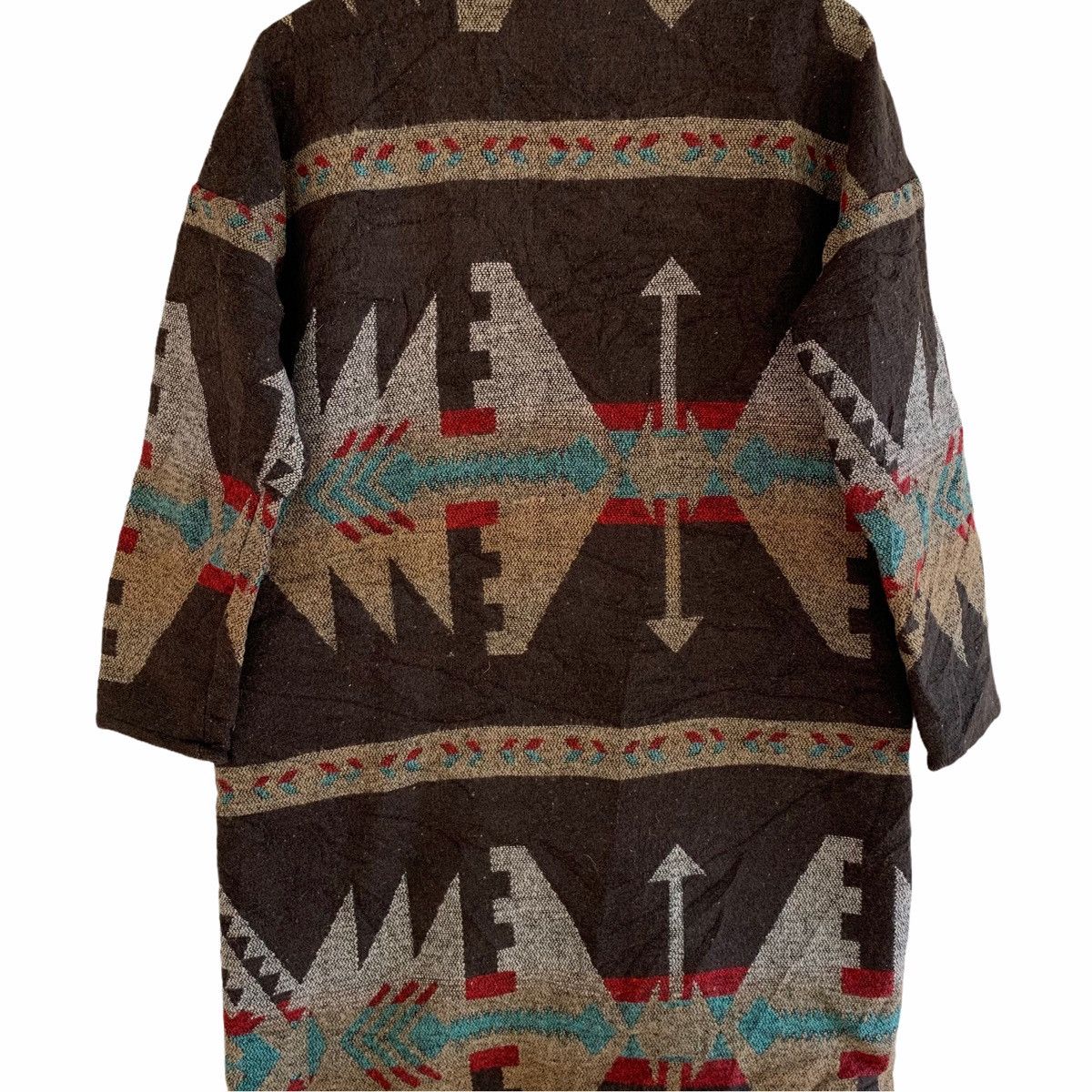 Other Japan Navajo Aztec Native Pattern Long Cardigan Size US M / EU 48-50 / 2 - 7 Thumbnail
