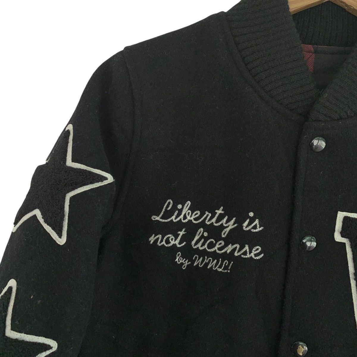 Japanese Brand Japan World Wide Love STAR Varsity Jacket Size US S / EU 44-46 / 1 - 6 Thumbnail