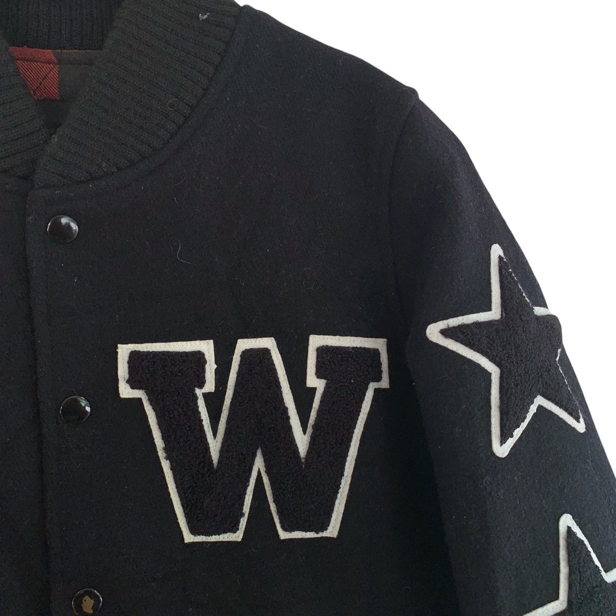 Japanese Brand Japan World Wide Love STAR Varsity Jacket Size US S / EU 44-46 / 1 - 5 Thumbnail