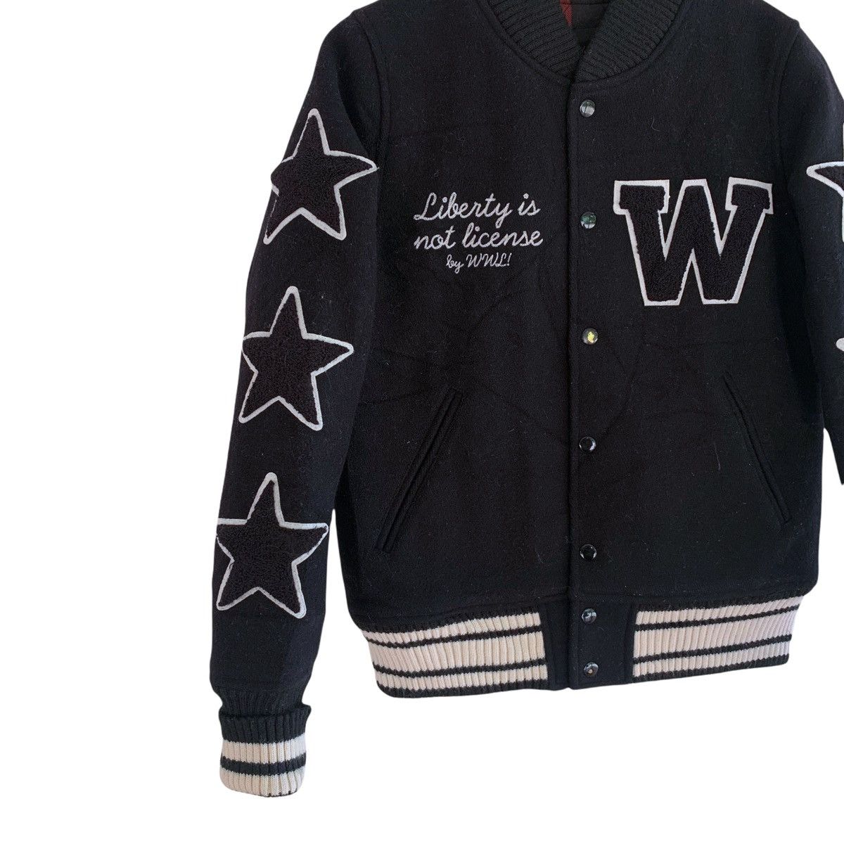 Japanese Brand Japan World Wide Love STAR Varsity Jacket Size US S / EU 44-46 / 1 - 3 Thumbnail