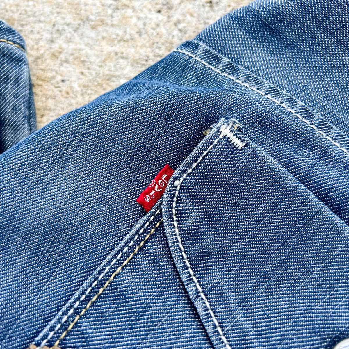 Levi's × Levi's Vintage Clothing Rare Levi’s Button Back Pocket Jeans 37 x 30 Size US 37 - 4 Thumbnail