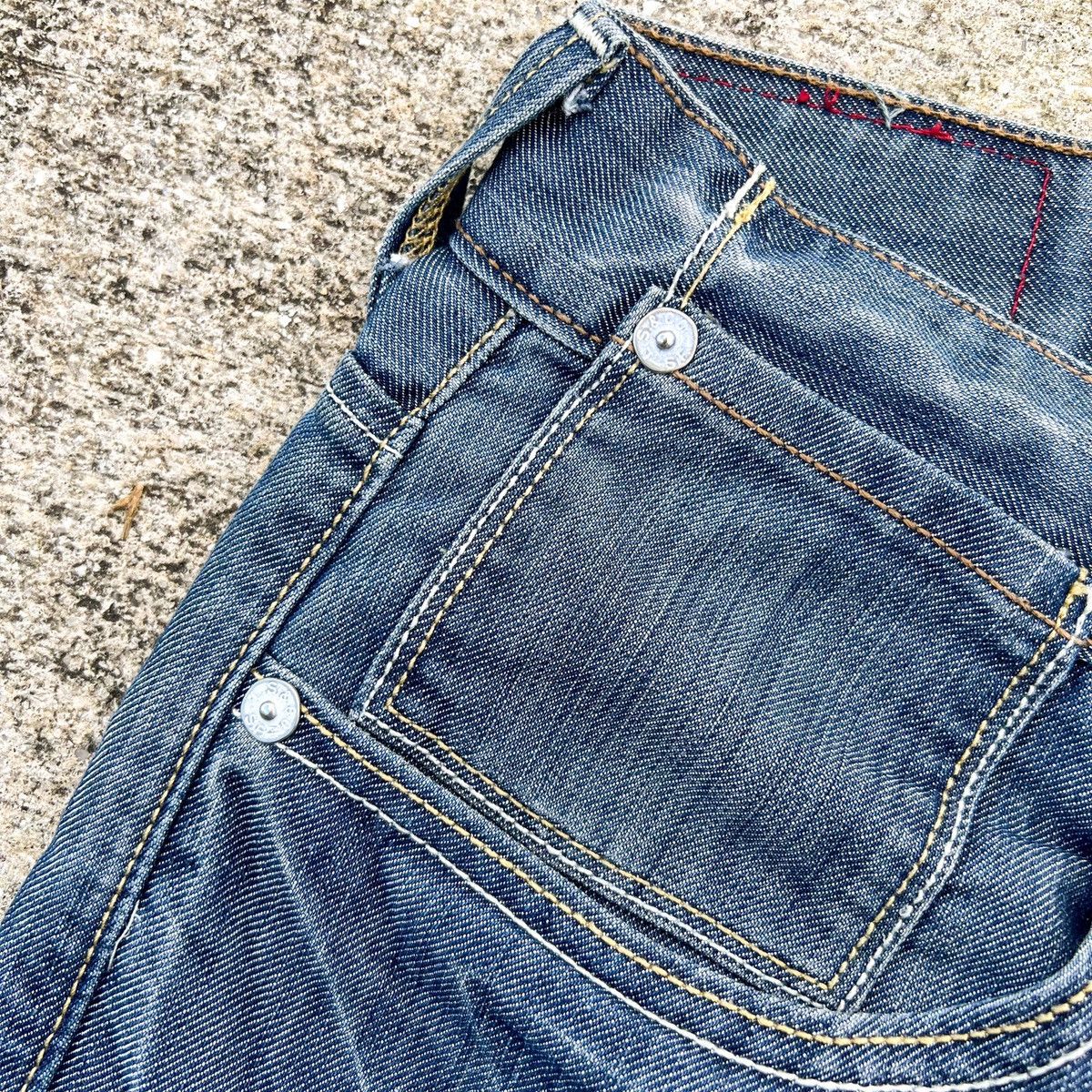 Levi's × Levi's Vintage Clothing Rare Levi’s Button Back Pocket Jeans 37 x 30 Size US 37 - 8 Thumbnail