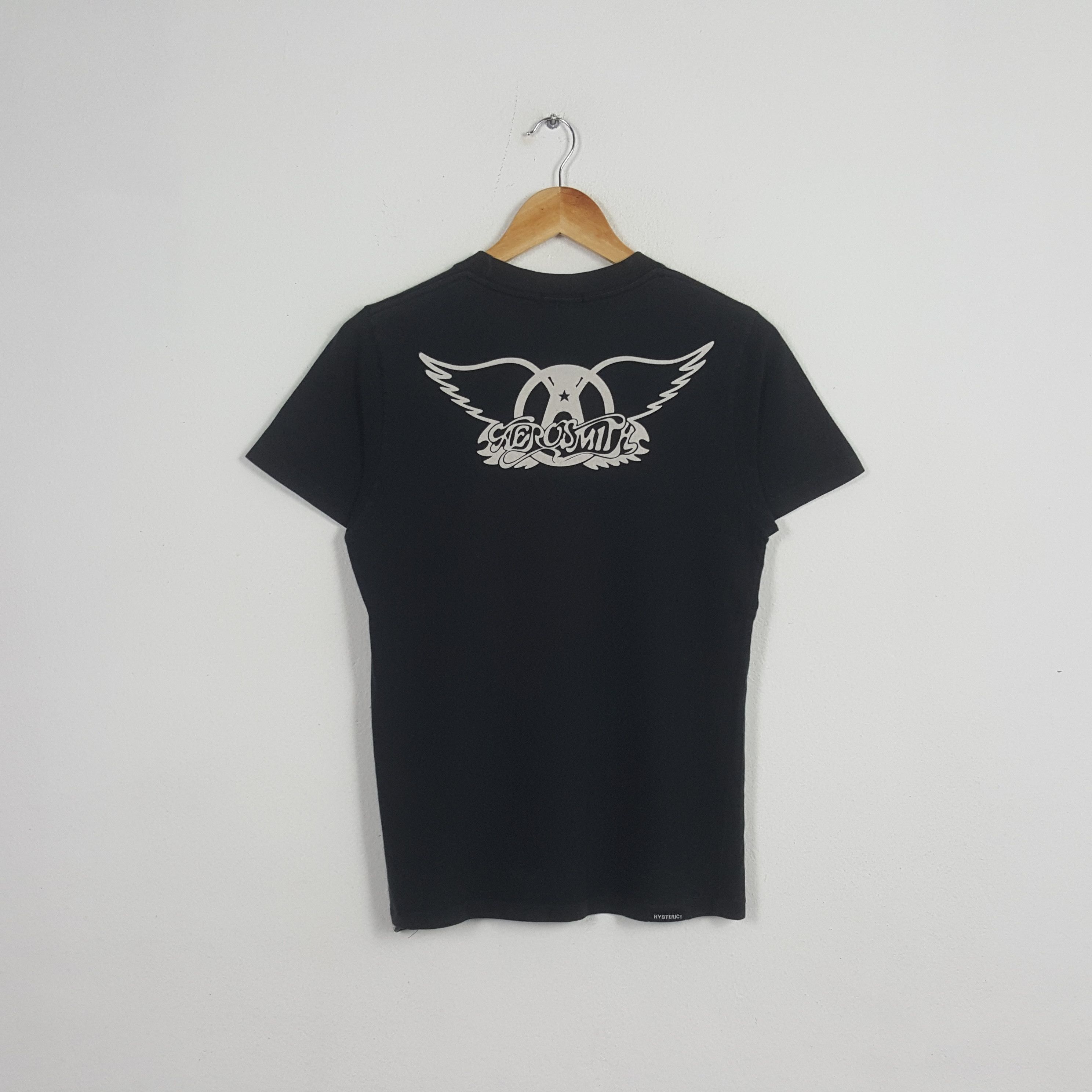 Band Tees × Hysteric Glamour × Vintage Vintage Hyesteric Glamour X Aerosmith Japanese Brand Tshirt Size US S / EU 44-46 / 1 - 3 Thumbnail