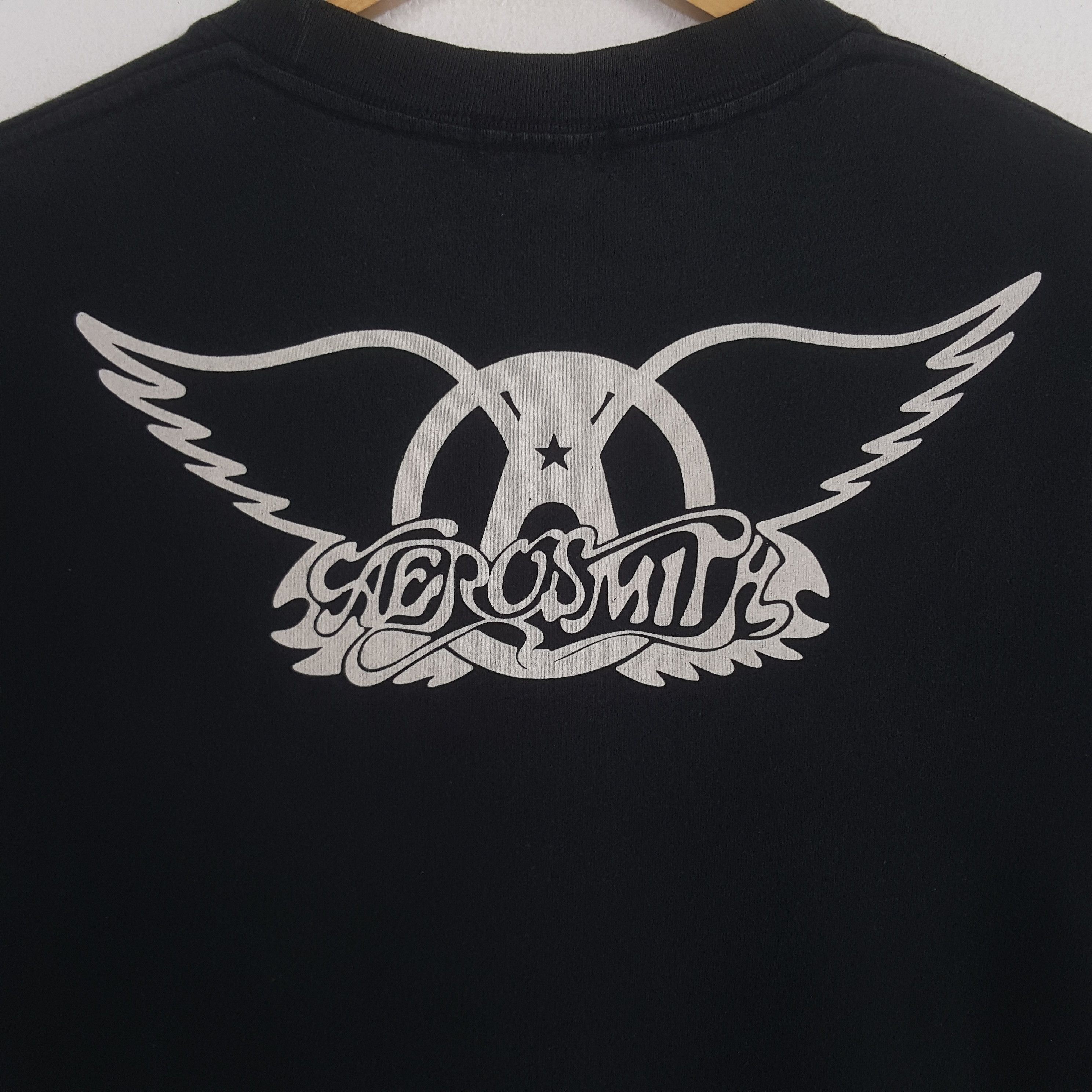 Band Tees × Hysteric Glamour × Vintage Vintage Hyesteric Glamour X Aerosmith Japanese Brand Tshirt Size US S / EU 44-46 / 1 - 4 Thumbnail