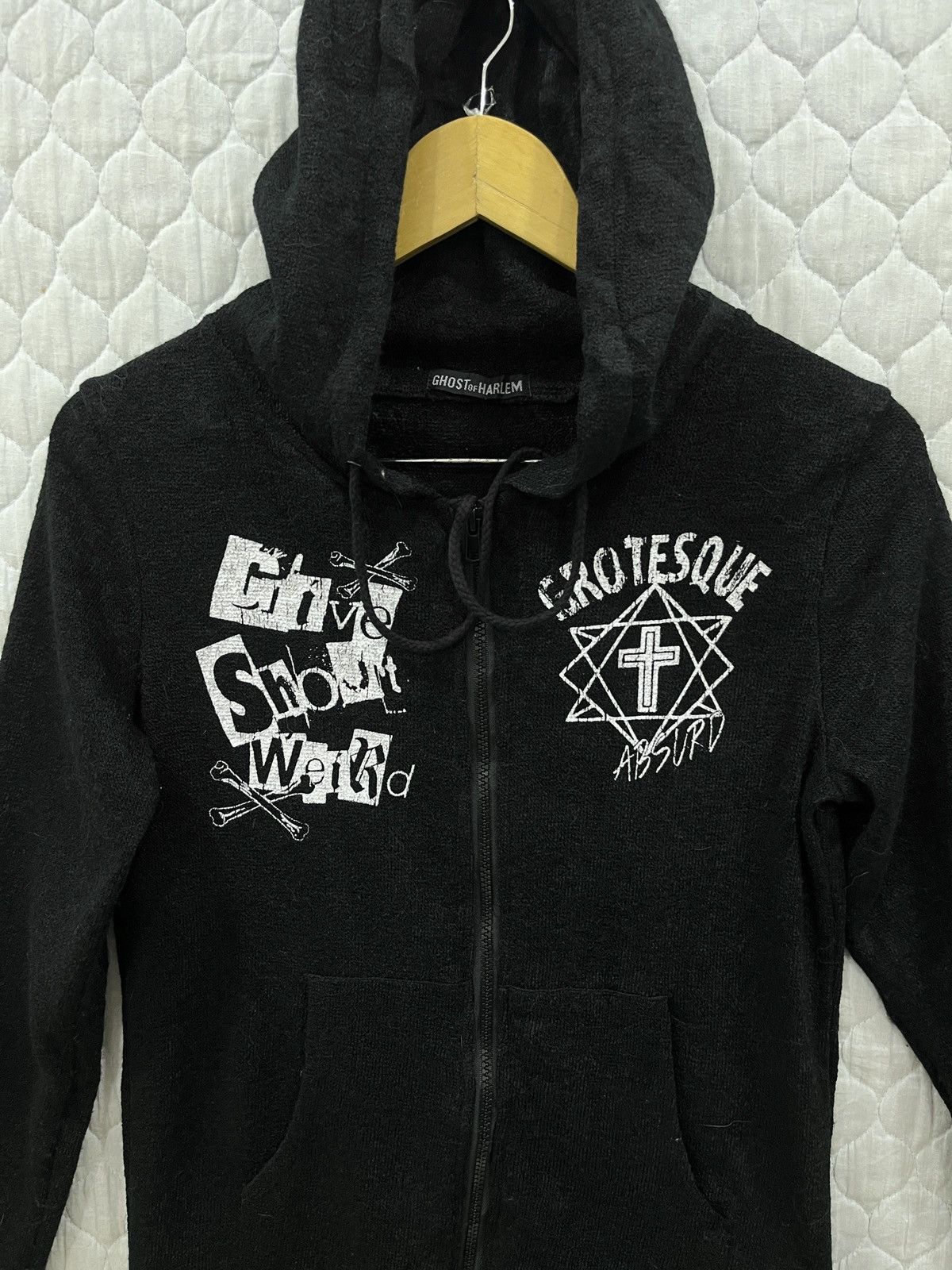 Seditionaries (Bbb). GHOST OF HARLEM SKULLS HOODIE SWEATER Size US S / EU 44-46 / 1 - 7 Thumbnail