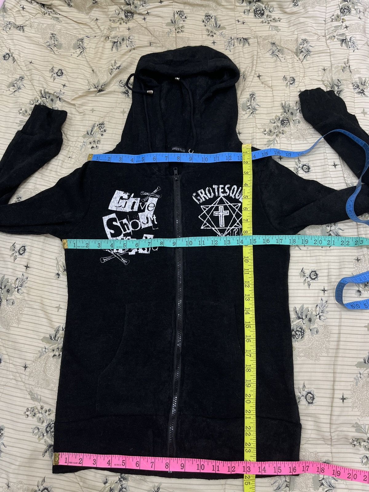 Seditionaries (Bbb). GHOST OF HARLEM SKULLS HOODIE SWEATER Size US S / EU 44-46 / 1 - 14 Thumbnail