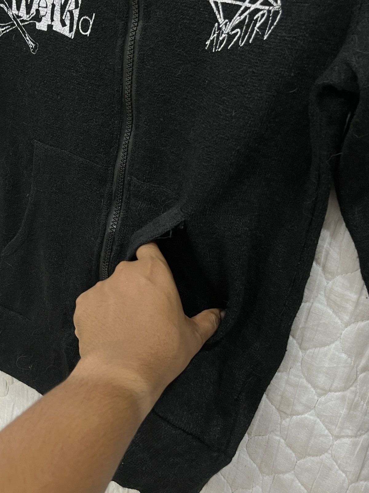 Seditionaries (Bbb). GHOST OF HARLEM SKULLS HOODIE SWEATER Size US S / EU 44-46 / 1 - 9 Thumbnail