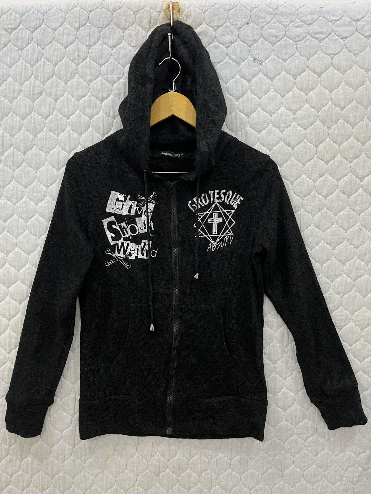 Seditionaries (Bbb). GHOST OF HARLEM SKULLS HOODIE SWEATER Size US S / EU 44-46 / 1 - 4 Thumbnail