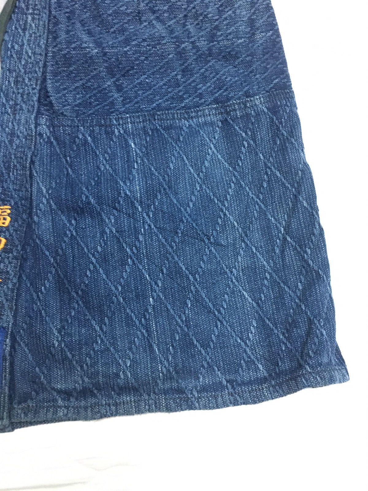 Indigo Indigo Dyed Sashiko Noragi Distressed Kimono Visvim Style Size US L / EU 52-54 / 3 - 8 Thumbnail