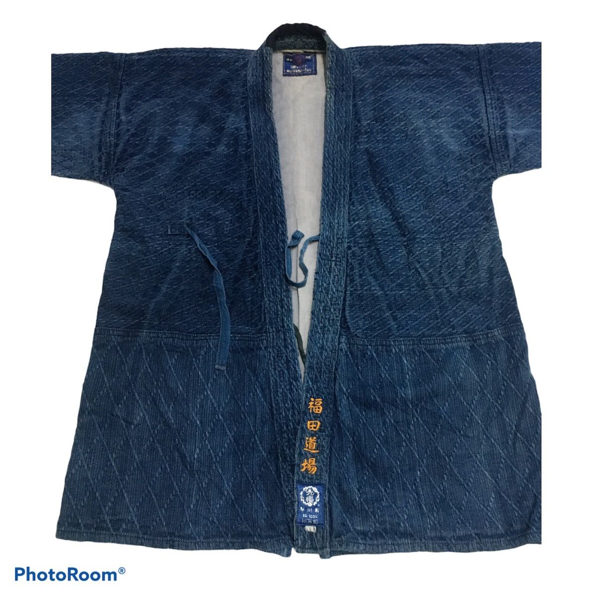 Indigo Indigo Dyed Sashiko Noragi Distressed Kimono Visvim Style Size US L / EU 52-54 / 3 - 3 Thumbnail