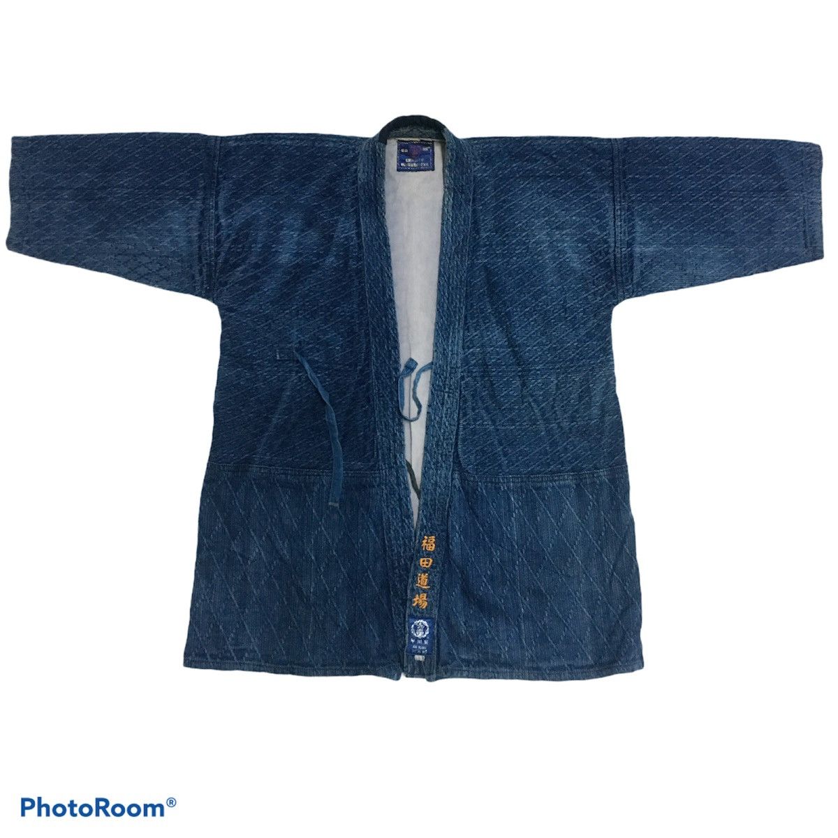 Indigo Indigo Dyed Sashiko Noragi Distressed Kimono Visvim Style Size US L / EU 52-54 / 3 - 2 Thumbnail