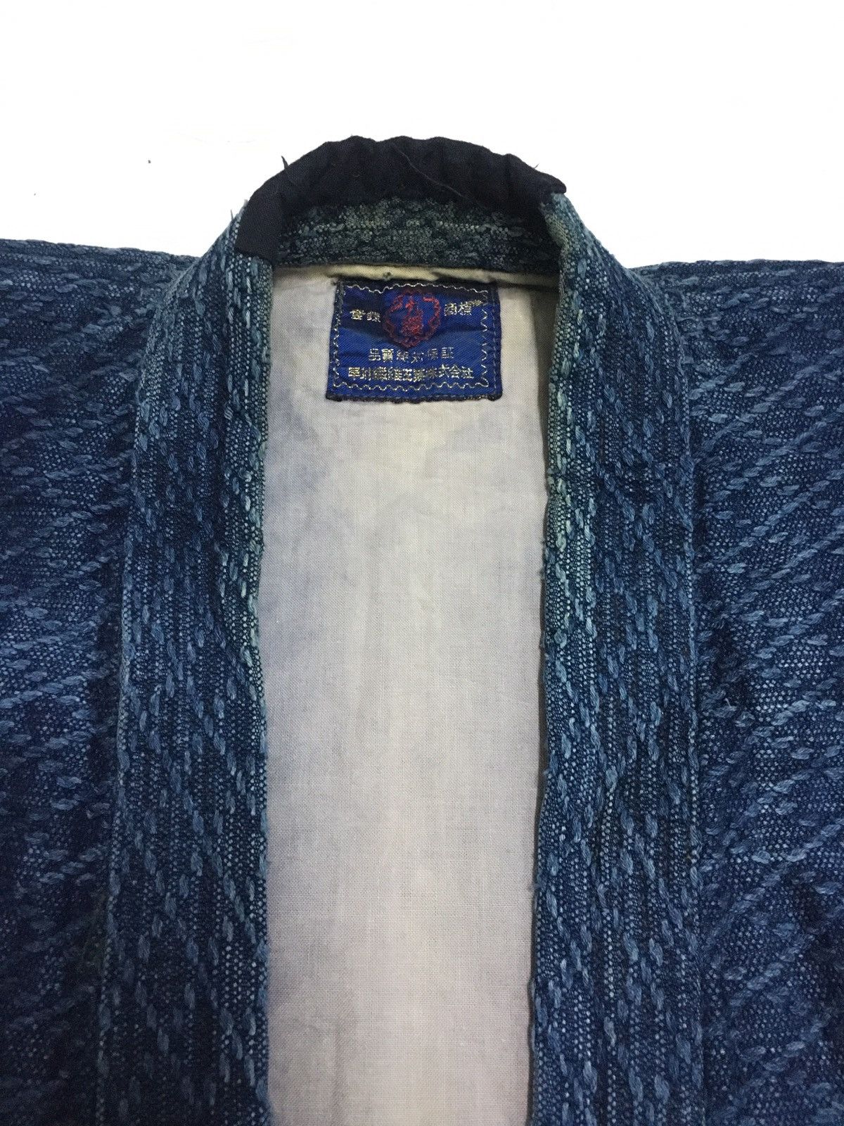 Indigo Indigo Dyed Sashiko Noragi Distressed Kimono Visvim Style Size US L / EU 52-54 / 3 - 6 Thumbnail