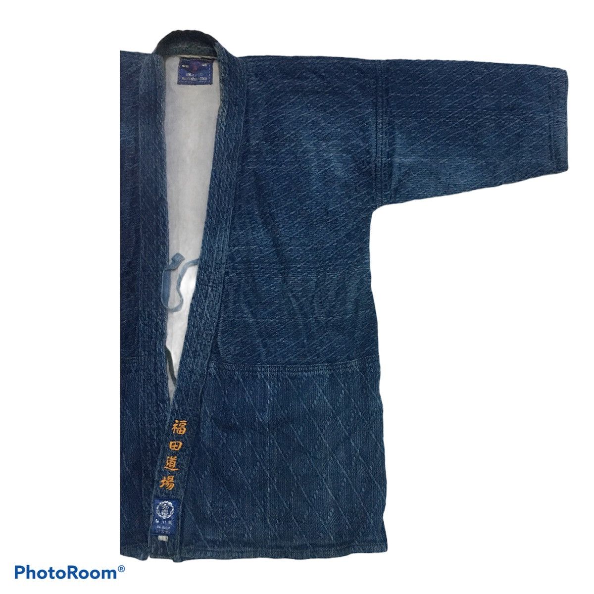 Indigo Indigo Dyed Sashiko Noragi Distressed Kimono Visvim Style Size US L / EU 52-54 / 3 - 5 Thumbnail