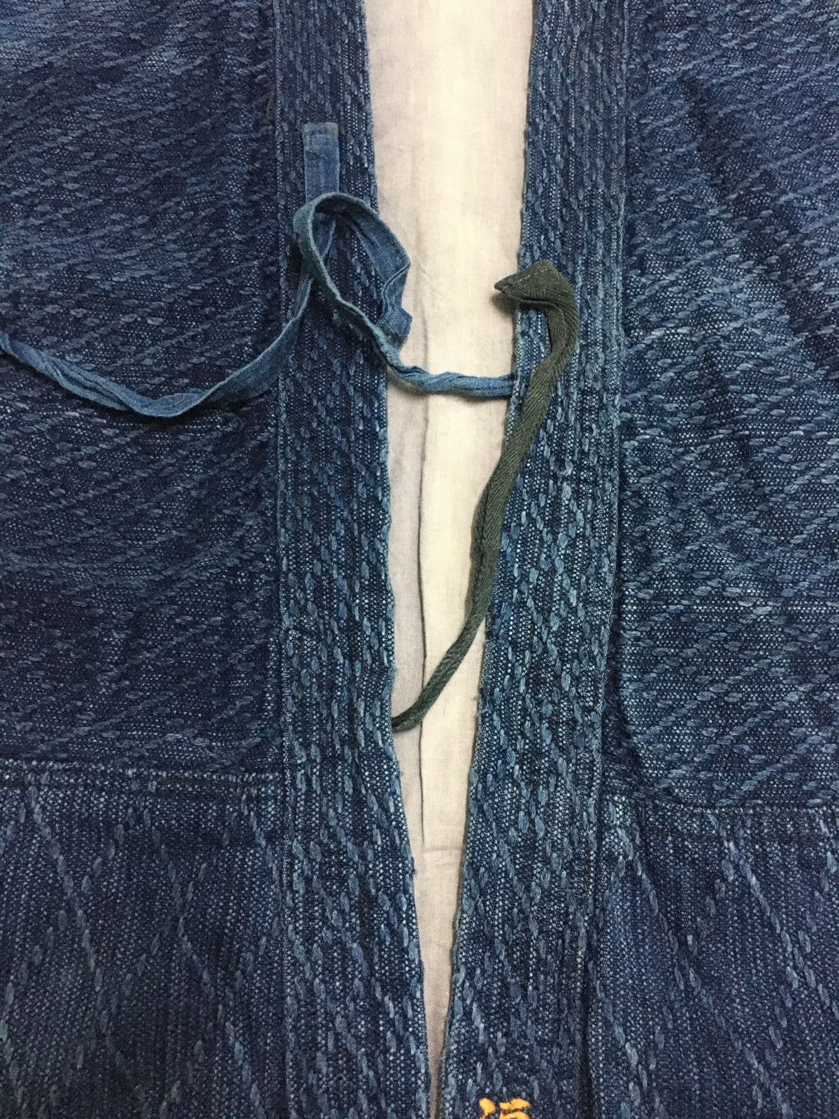 Indigo Indigo Dyed Sashiko Noragi Distressed Kimono Visvim Style Size US L / EU 52-54 / 3 - 7 Thumbnail