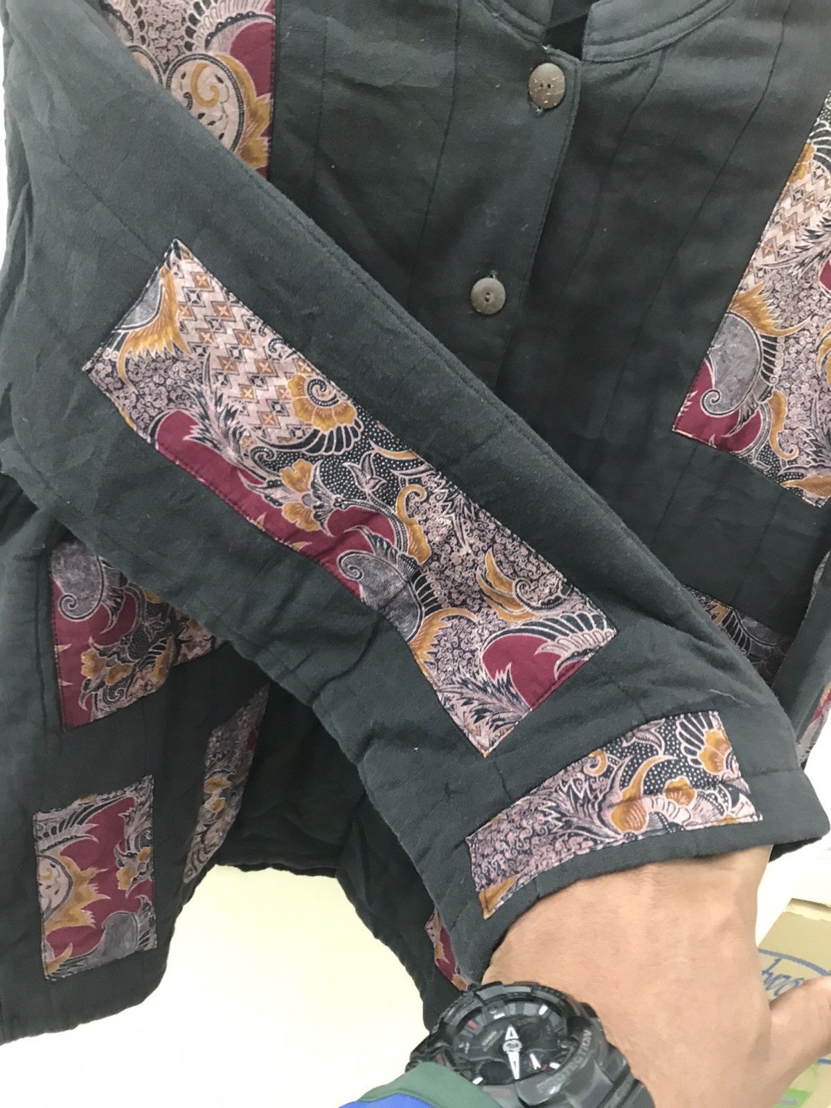 Japanese Brand Etnic Labels Batik Artwear Jacket – M Size Size US L / EU 52-54 / 3 - 5 Thumbnail