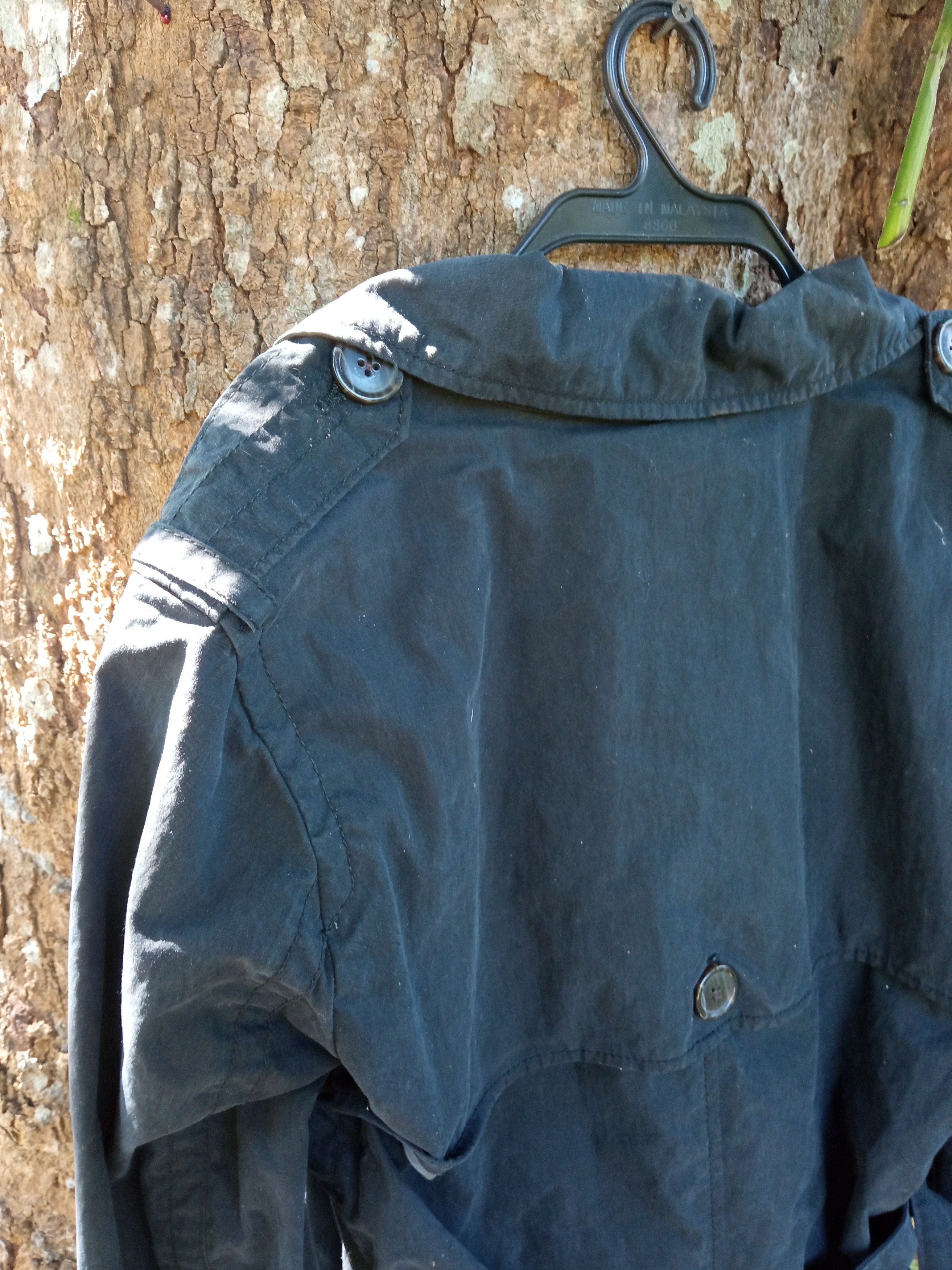Gap GAP Black Trench Coat Size US M / EU 48-50 / 2 - 9 Thumbnail