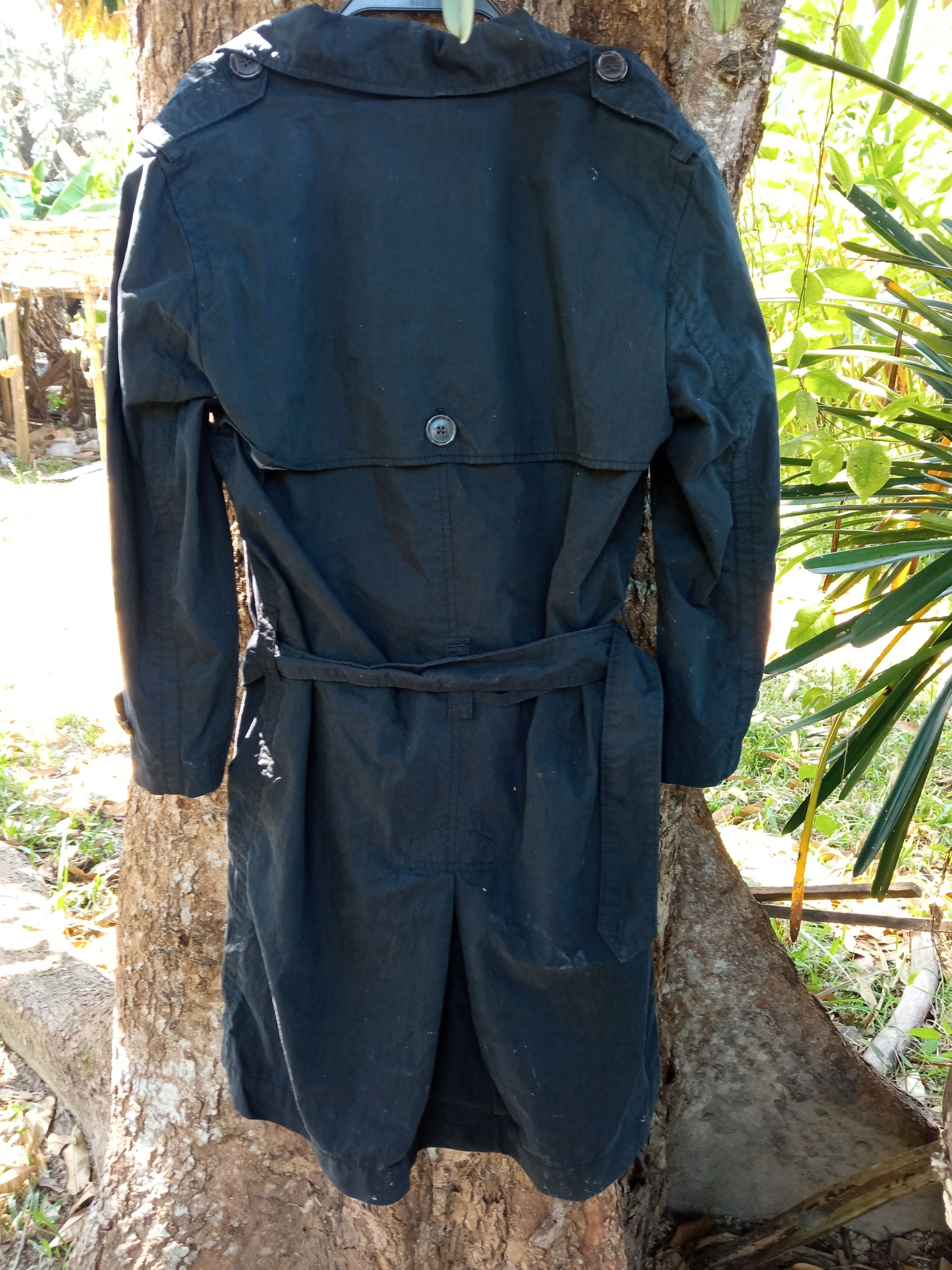 Gap GAP Black Trench Coat Size US M / EU 48-50 / 2 - 2 Thumbnail