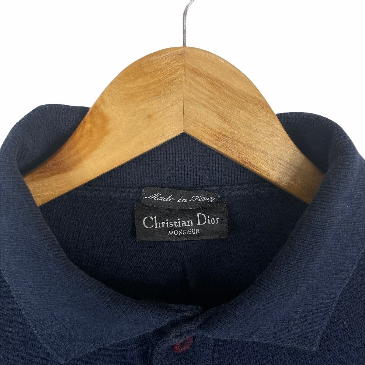 Christian Dior Monsieur Vintage CHRISTIAN DIOR MONSIEUR Italy Long Sleeve T Shirt Size US M / EU 48-50 / 2 - 2 Thumbnail