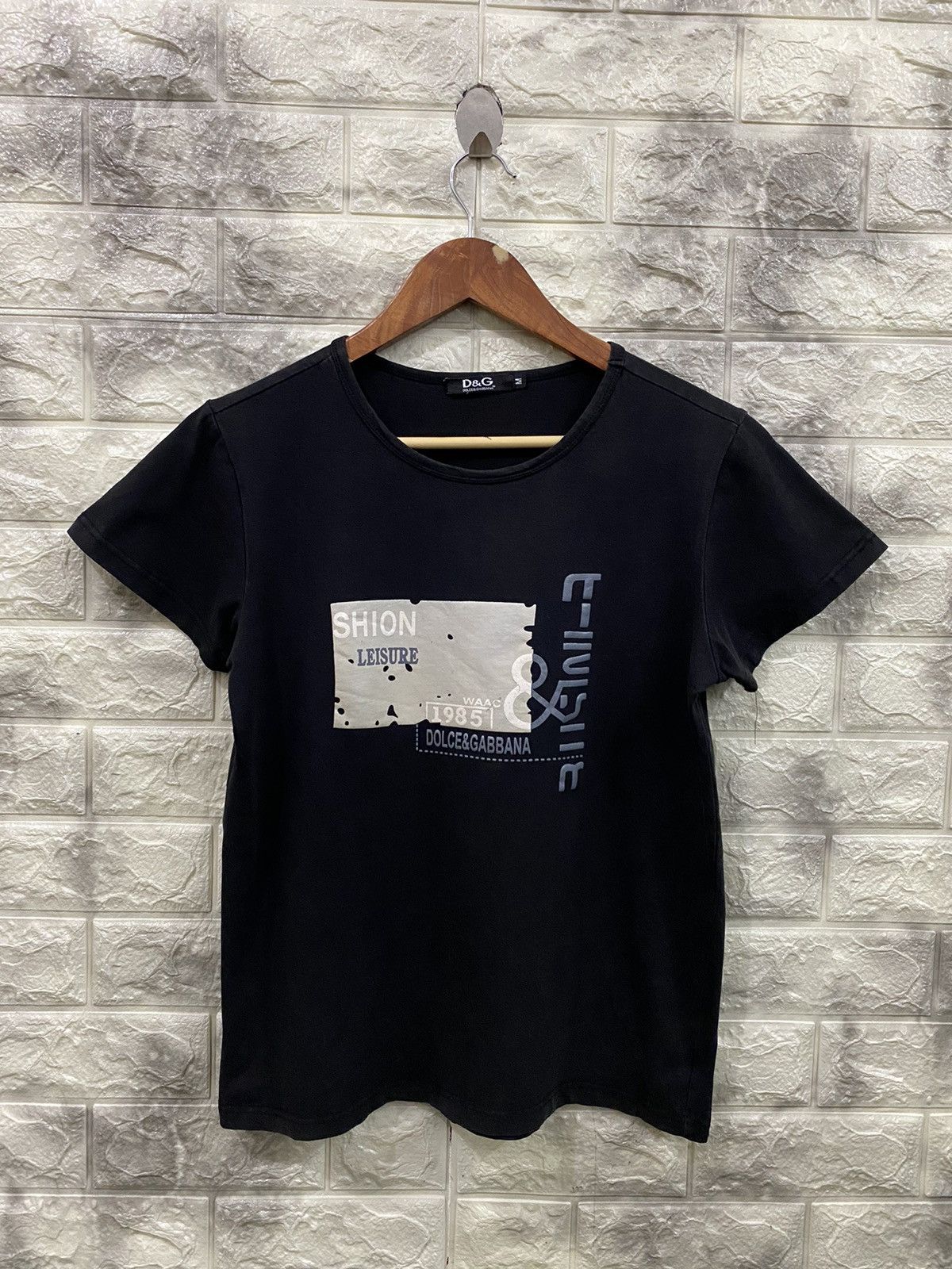 Dolce & Gabbana D&G Black Women’s T-Shirt Size M / US 6-8 / IT 42-44 - 1 Thumbnail