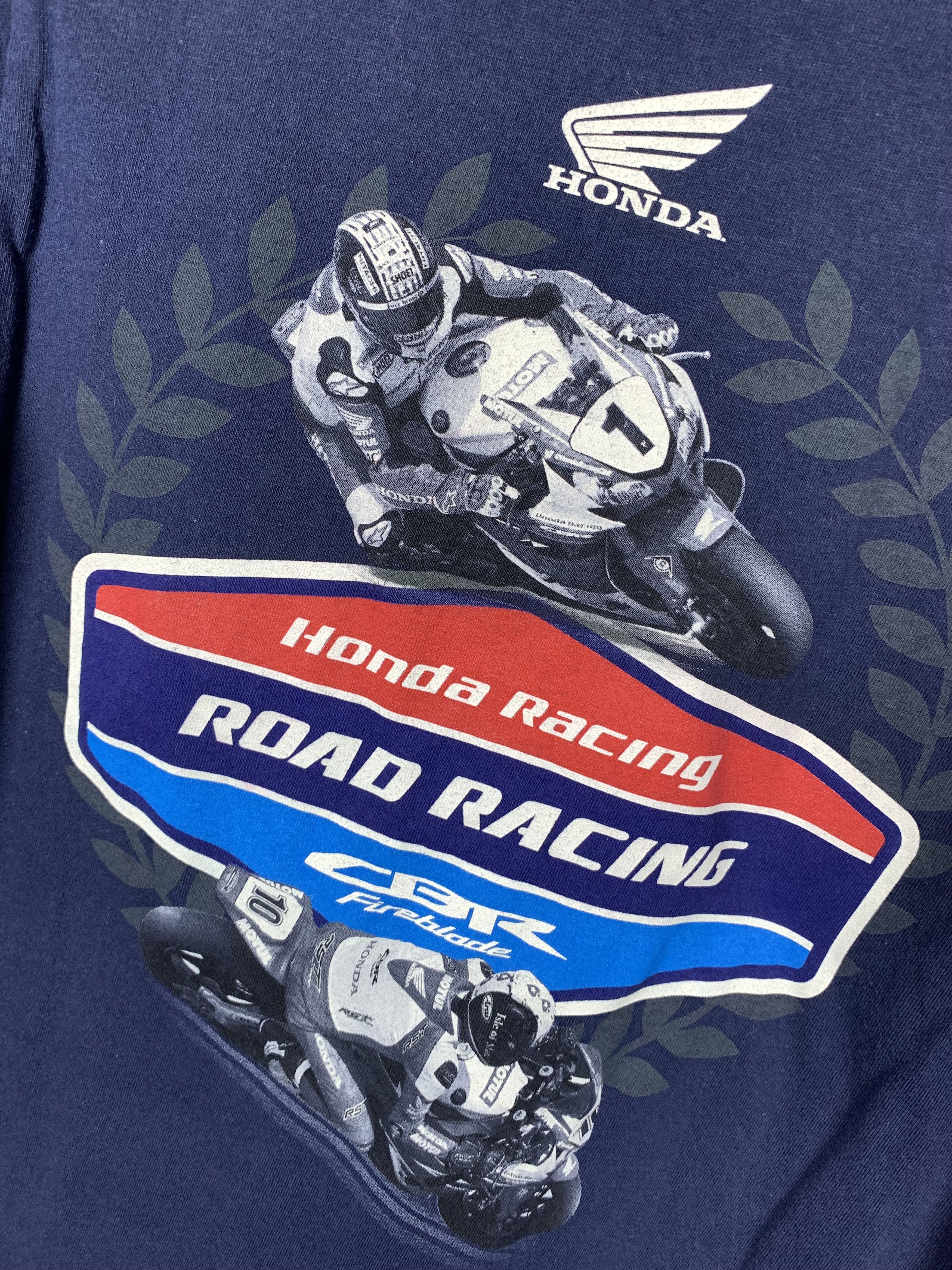 Honda × Vintage Honda CBR Vintage Racing Team Mens Crew Neck T-Shirt Tee Size US S / EU 44-46 / 1 - 7 Thumbnail