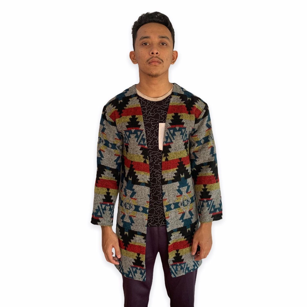 Other Navajo Aztec Pattern Long Cardigan Size US S / EU 44-46 / 1 - 3 Thumbnail