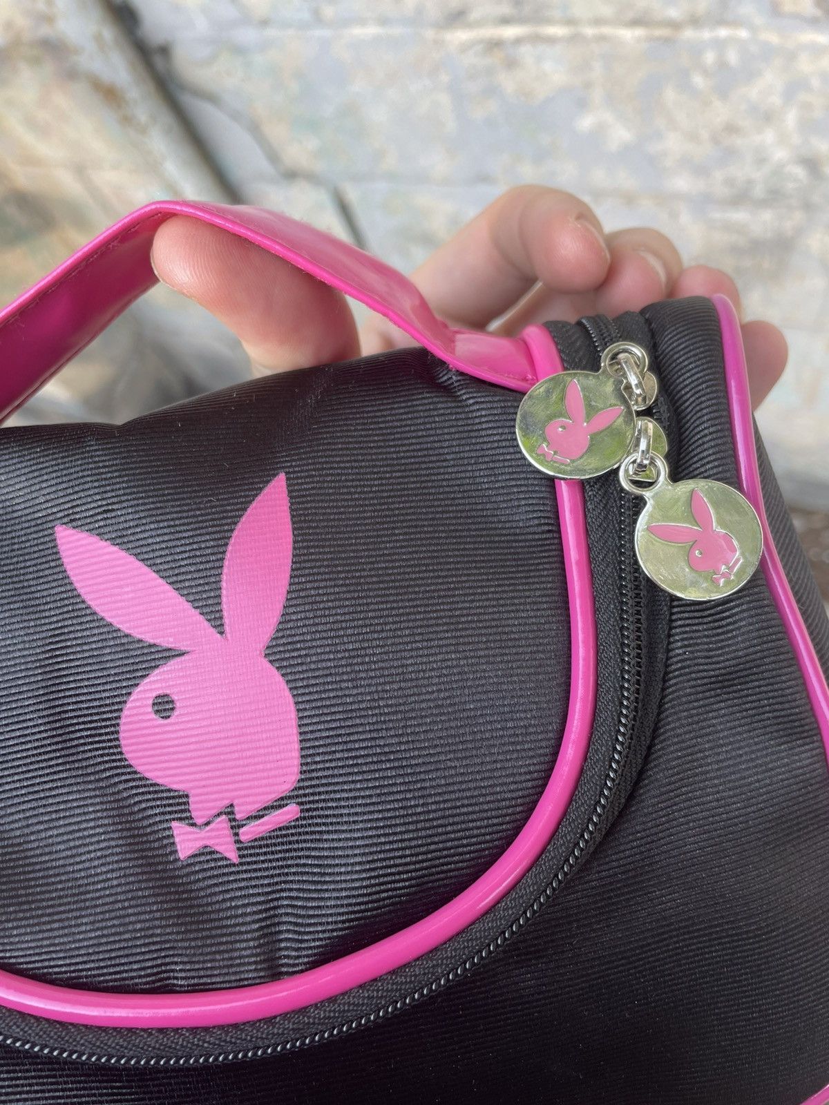 Japanese Brand × Playboy × Vintage Rare Vintage Playboy Little Tote Bag Stylish Y2K Size ONE SIZE - 6 Thumbnail