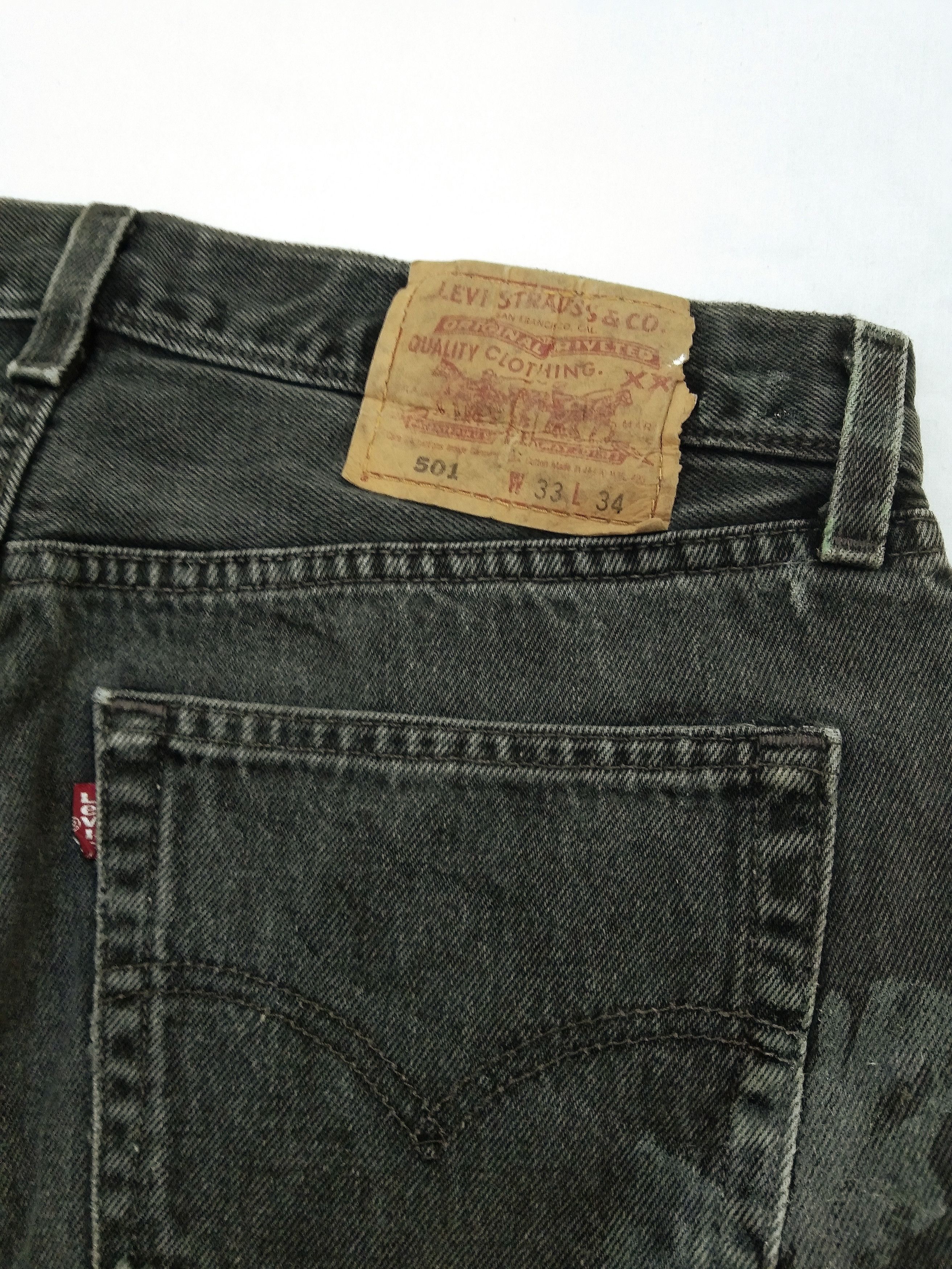 Levi's Vintage Levi's 501 Made In USA Painter Jeans 31x33 Size US 31 - 3 Thumbnail
