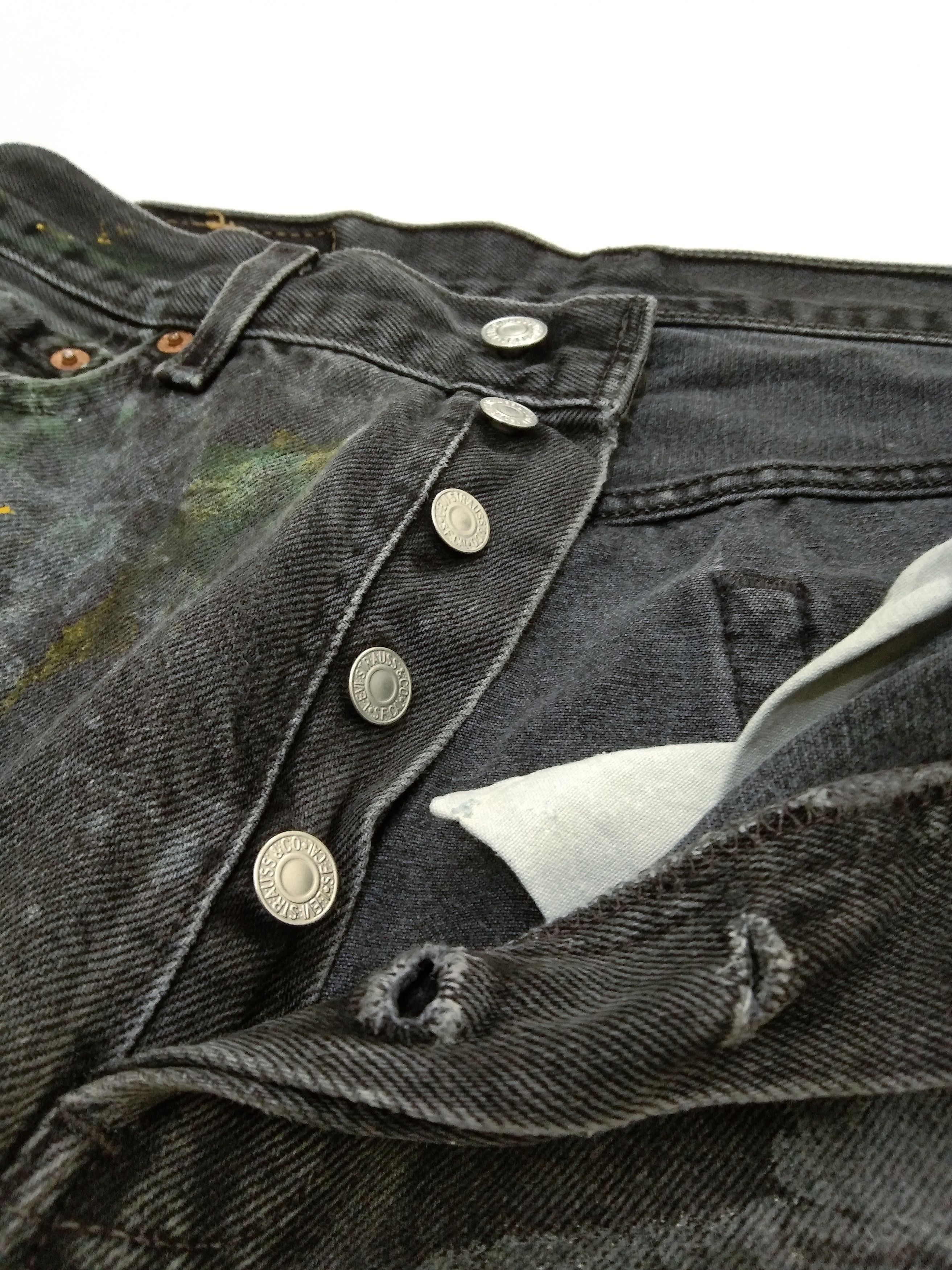 Levi's Vintage Levi's 501 Made In USA Painter Jeans 31x33 Size US 31 - 6 Thumbnail