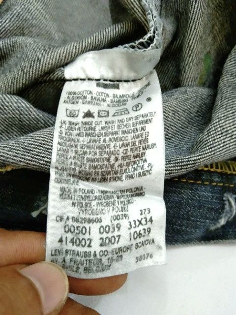 Levi's Vintage Levi's 501 Straight Leg Painter Jeans 32x32 Size US 32 / EU 48 - 6 Thumbnail