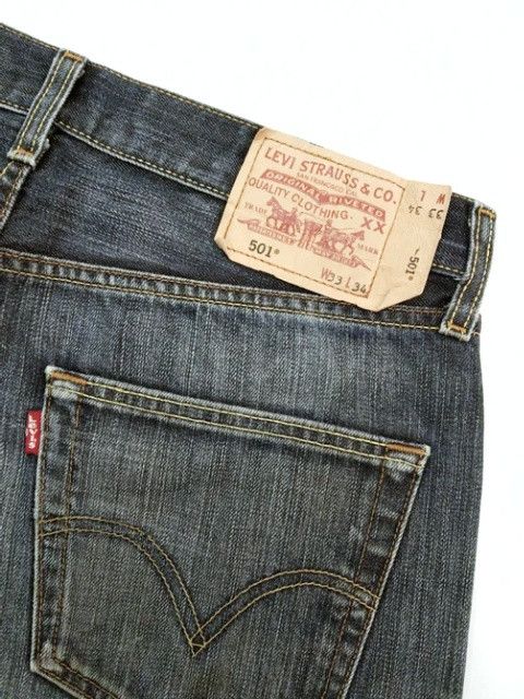 Levi's Vintage Levi's 501 Straight Leg Painter Jeans 32x32 Size US 32 / EU 48 - 3 Thumbnail
