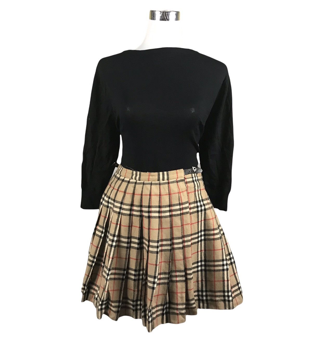 Burberry Vtg burberry skirt nove check Size 22" - 1 Thumbnail