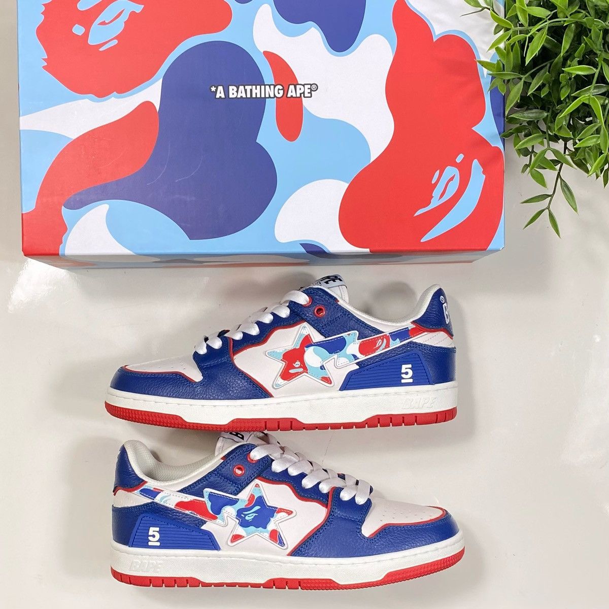 Bape A Bathing Ape SK8STA 5th Anniversary Paris Exclusive 2023 Size US 9.5 / EU 42-43 - 2 Thumbnail