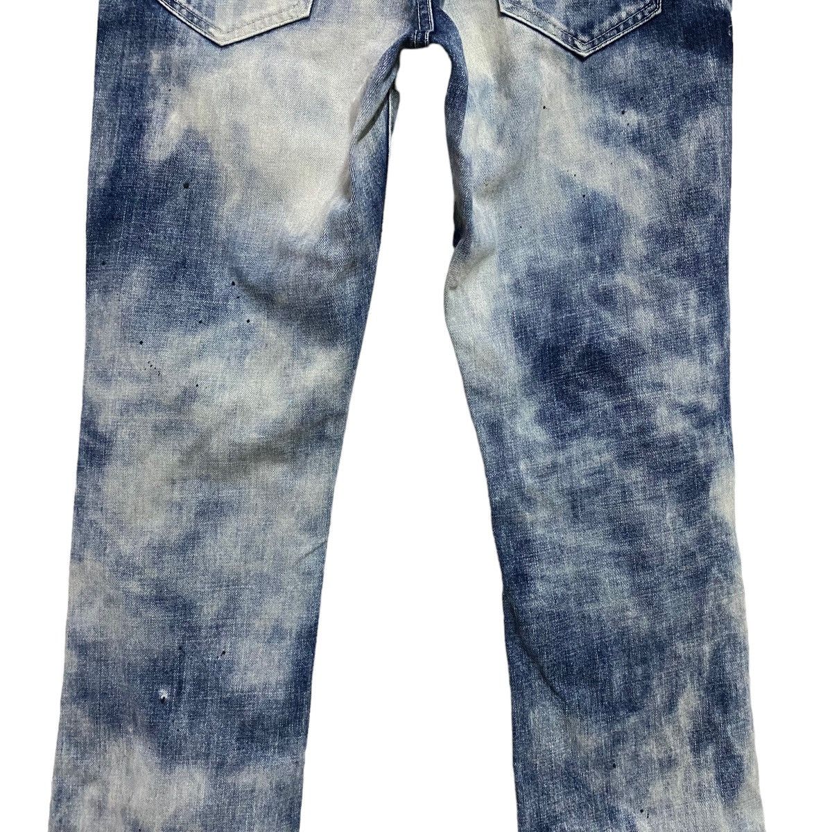 In The Attic IN THE ATTIC Acid Washed Denim Flare Jeans Size US 33 - 13 Thumbnail