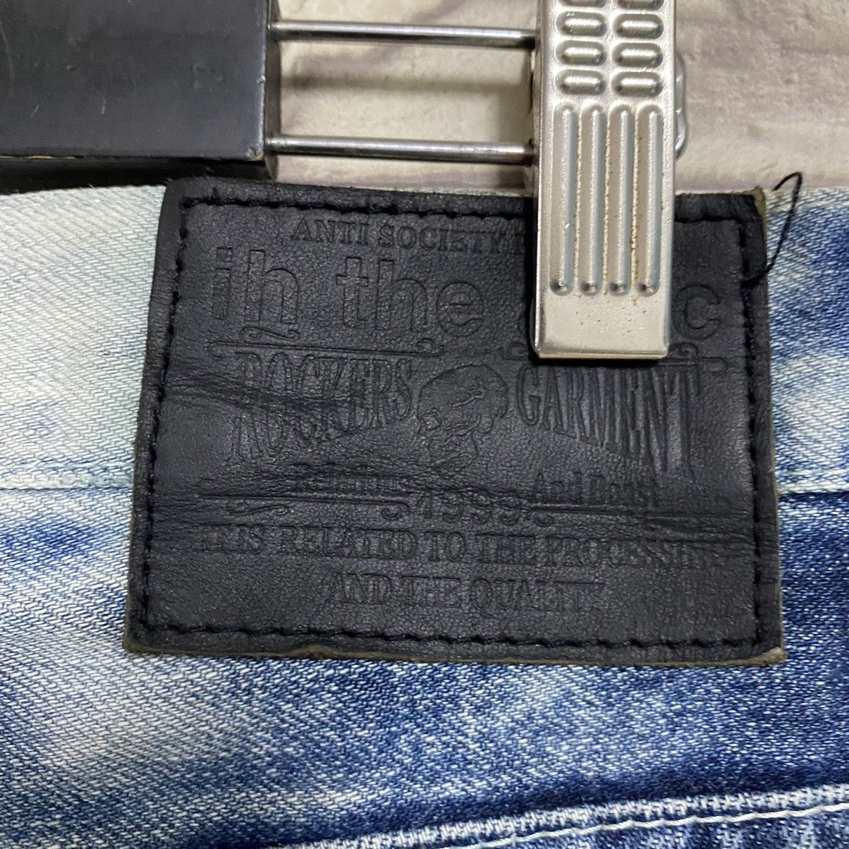 In The Attic IN THE ATTIC Acid Washed Denim Flare Jeans Size US 33 - 16 Thumbnail